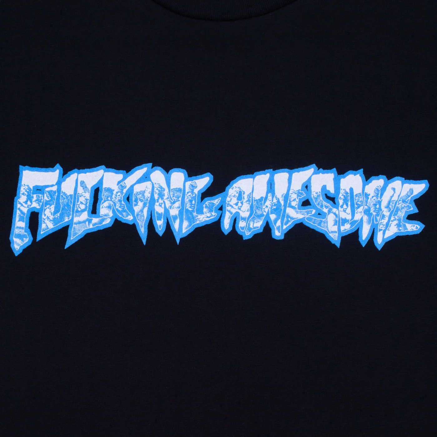FUCKING AWESOME CHERUB FIGHT TEE BLACK - Image 2