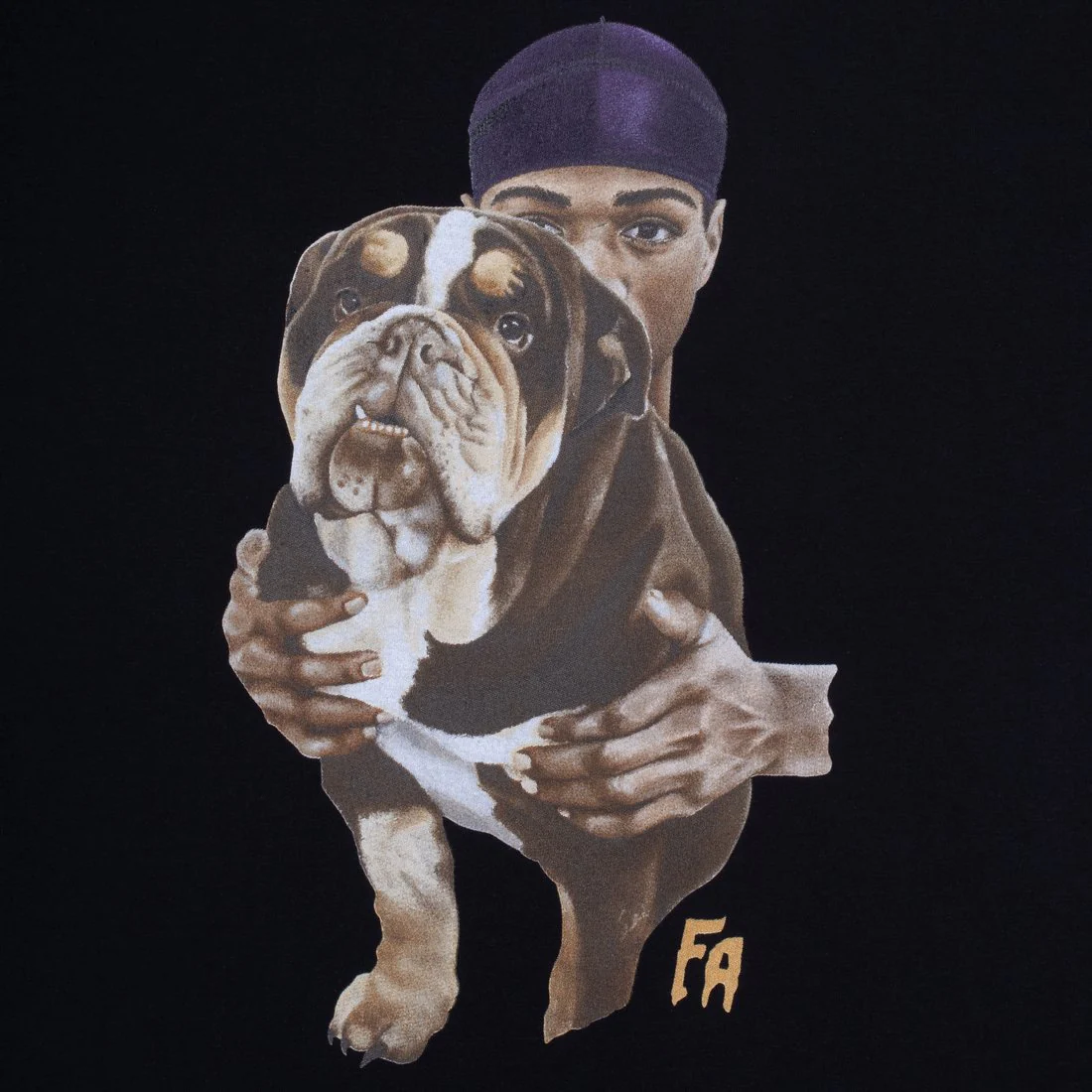 FUCKING AWESOME TJ DOG TEE BLACK - Image 2