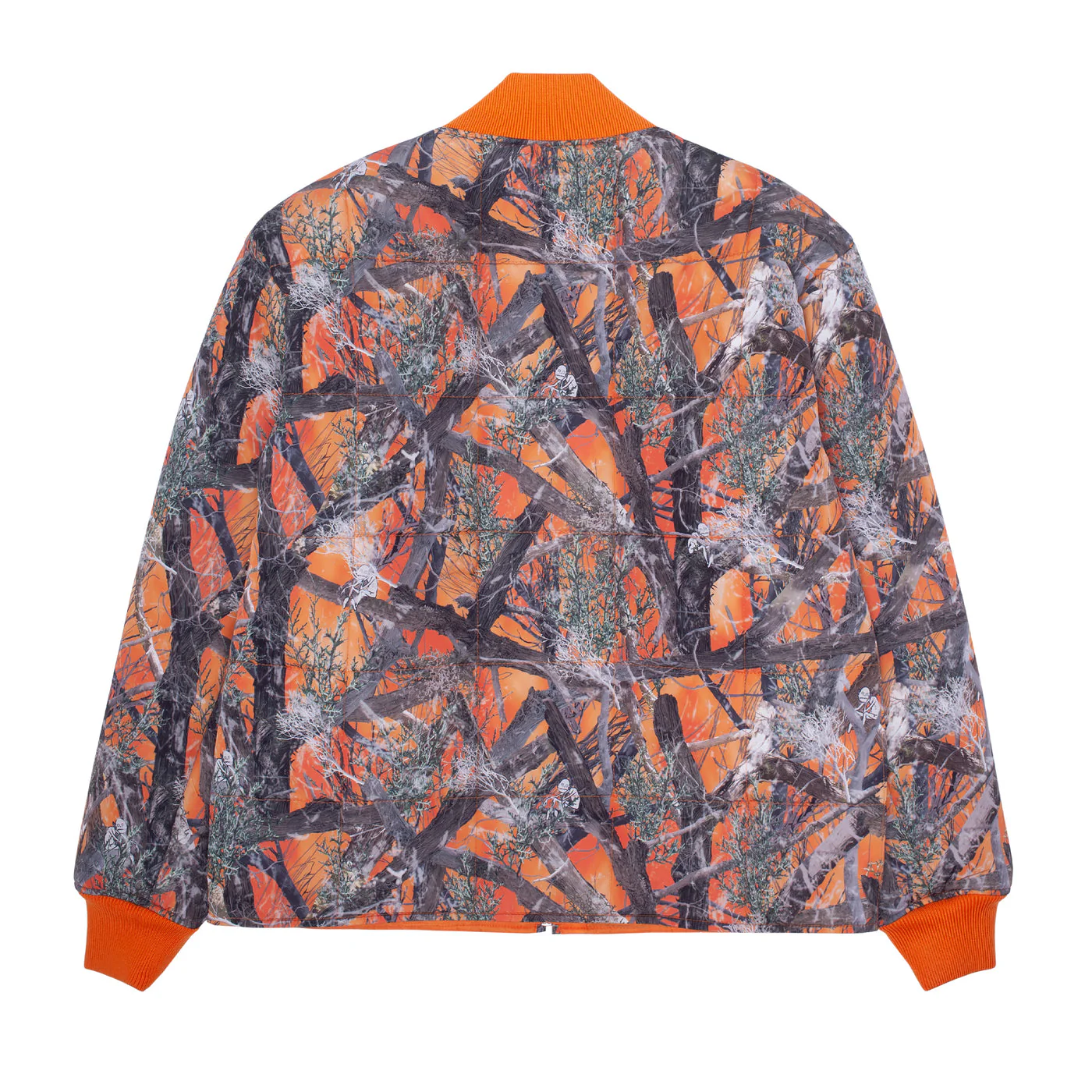 FUCKING AWESOME QUILTED CAMO PUFFER JACKET ORANGE - Image 5