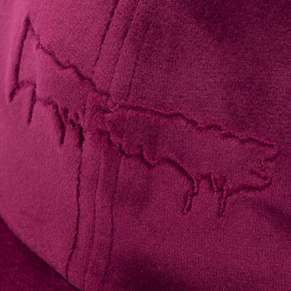 FUCKING AWESOME OUTLINE DRIP MAROON UNSTRUCTURED STRAP BACK - Image 2