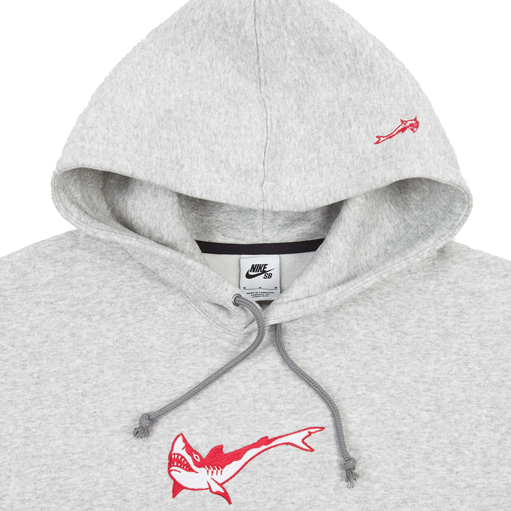 NIKE SB OSKI ORANGE LABEL HOODIE GREY - Image 2