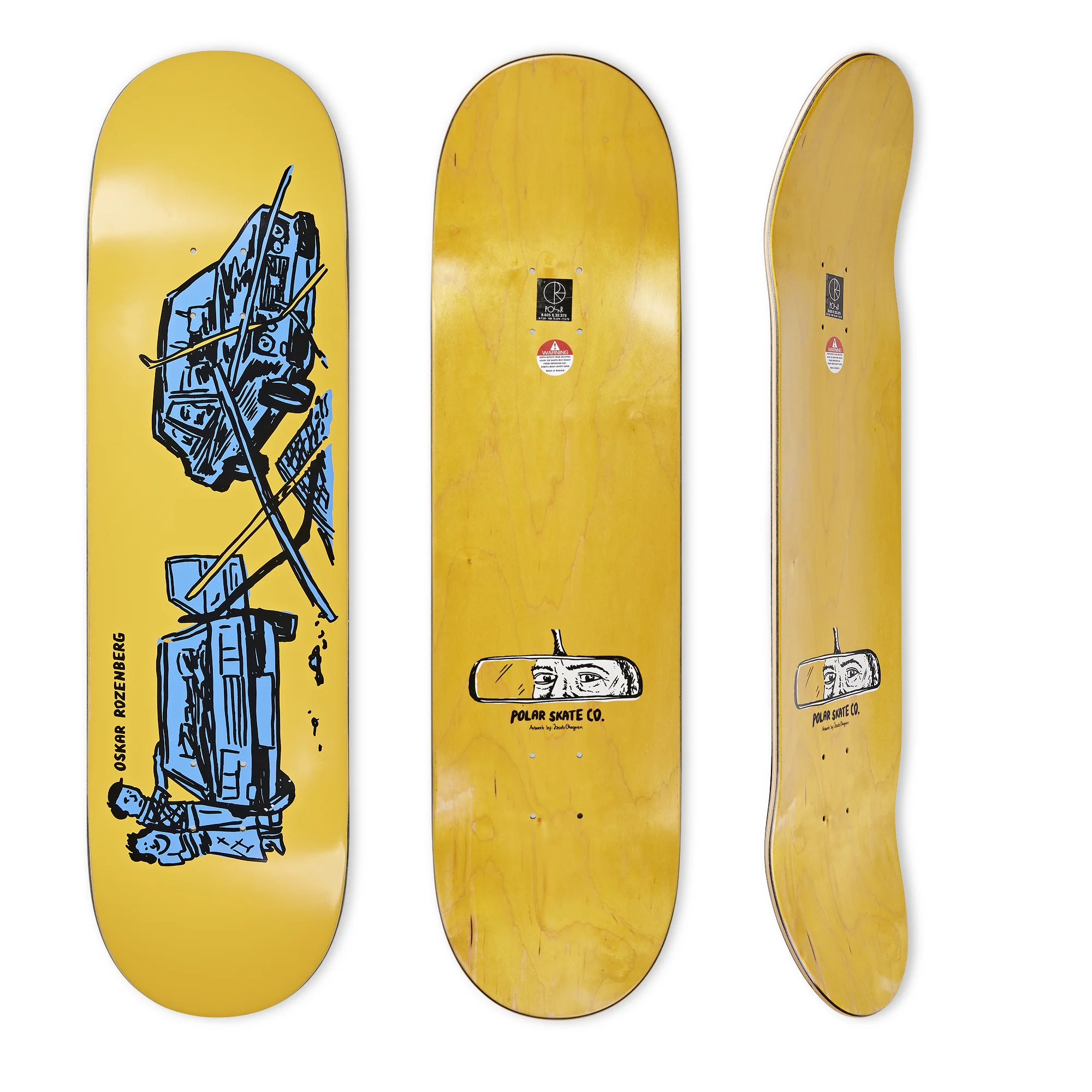 POLAR OSKAR DRIVERS 8.375 YELLOW - Image 2