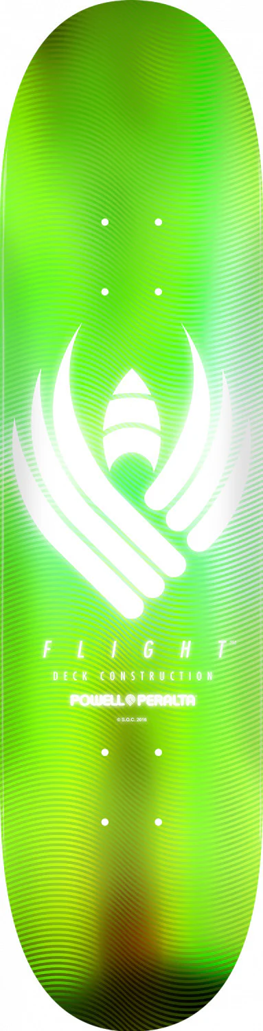 POWELL PERALTA FLIGHT 02 GLOW 8.75 LIME 245