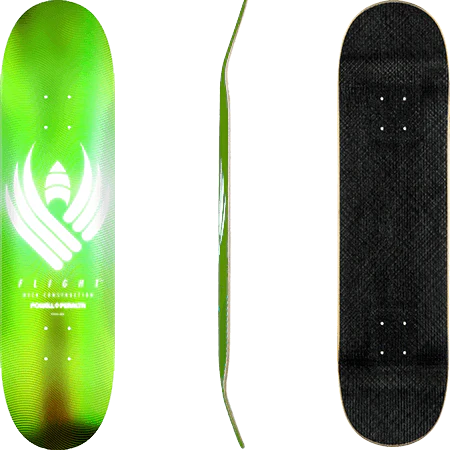 POWELL PERALTA FLIGHT 02 GLOW 8.75 LIME 245 - Image 2