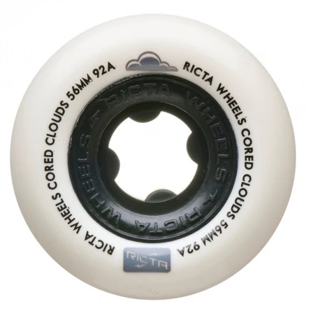 RICTA CORED CLOUDS 92a 56mm WHITE/BLACK