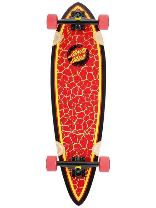 SANTA CRUZ FLAME DOT CRUZER PINTAIL 33"