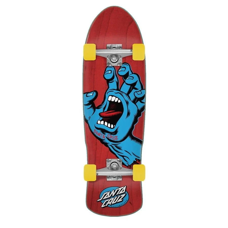SANTA CRUZ SCREAMING HAND 80'S CRUZER 9.42