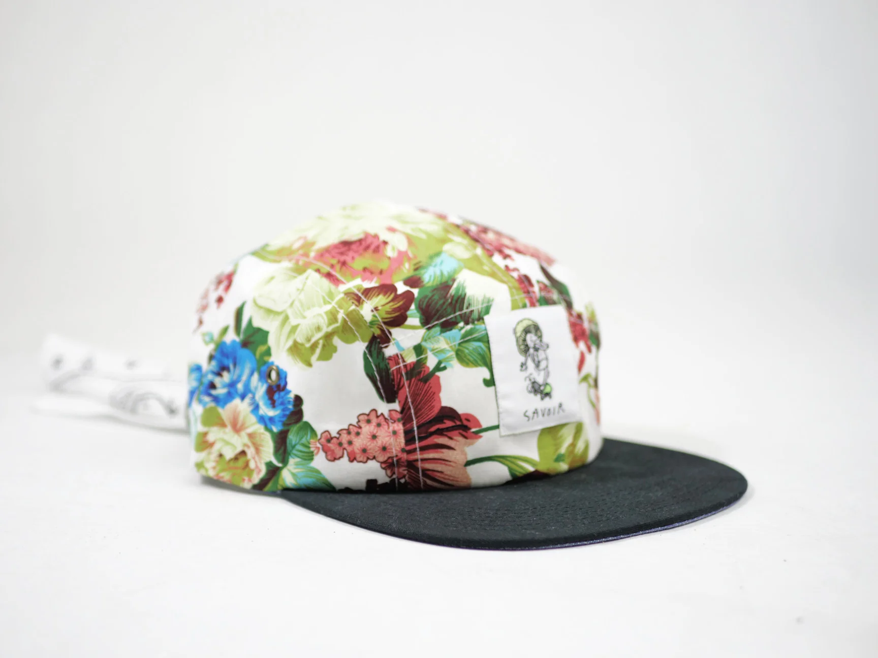 SAVOIR 5 PANEL BANDANA TIE WHITE - Image 3
