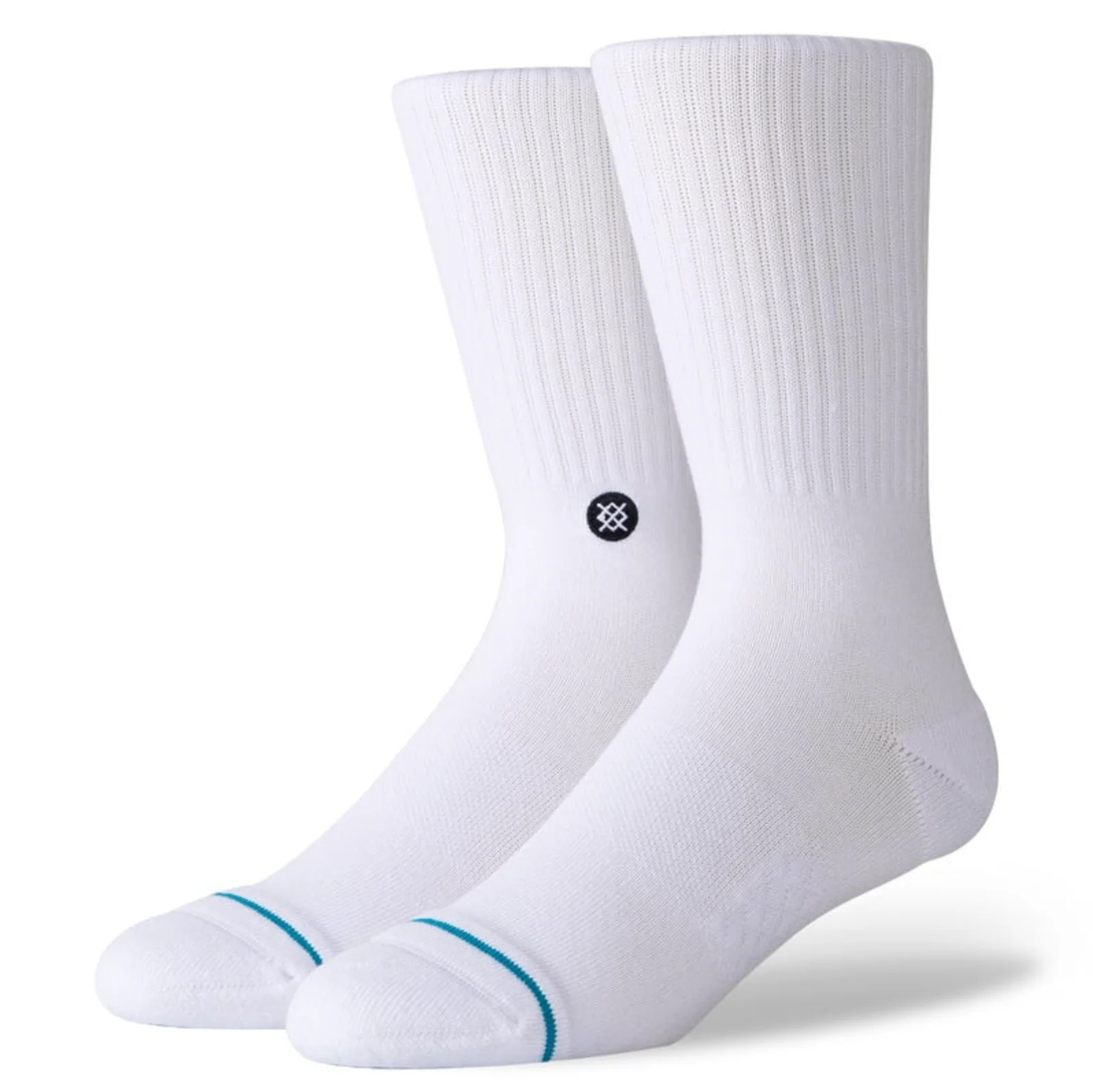 STANCE SOCKS ICON WHITE LARGE