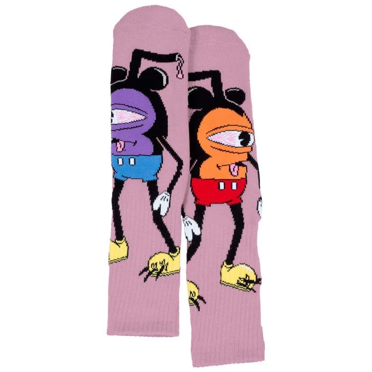 TOY MACHINE MOUSKETEER SOCK PINK - Image 2
