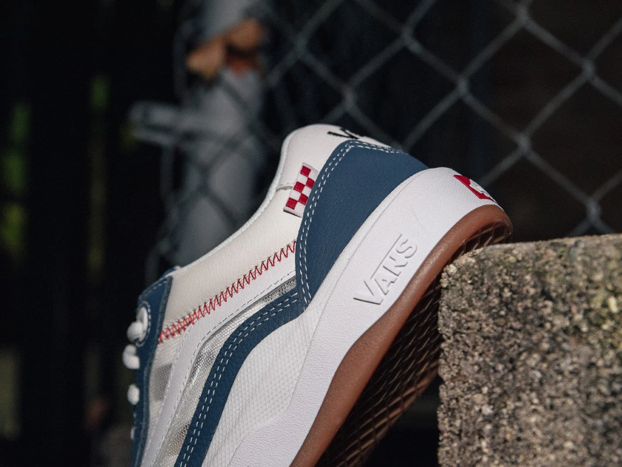 VANS SKATE WAYVEE NAVY/WHITE/RED - Image 3