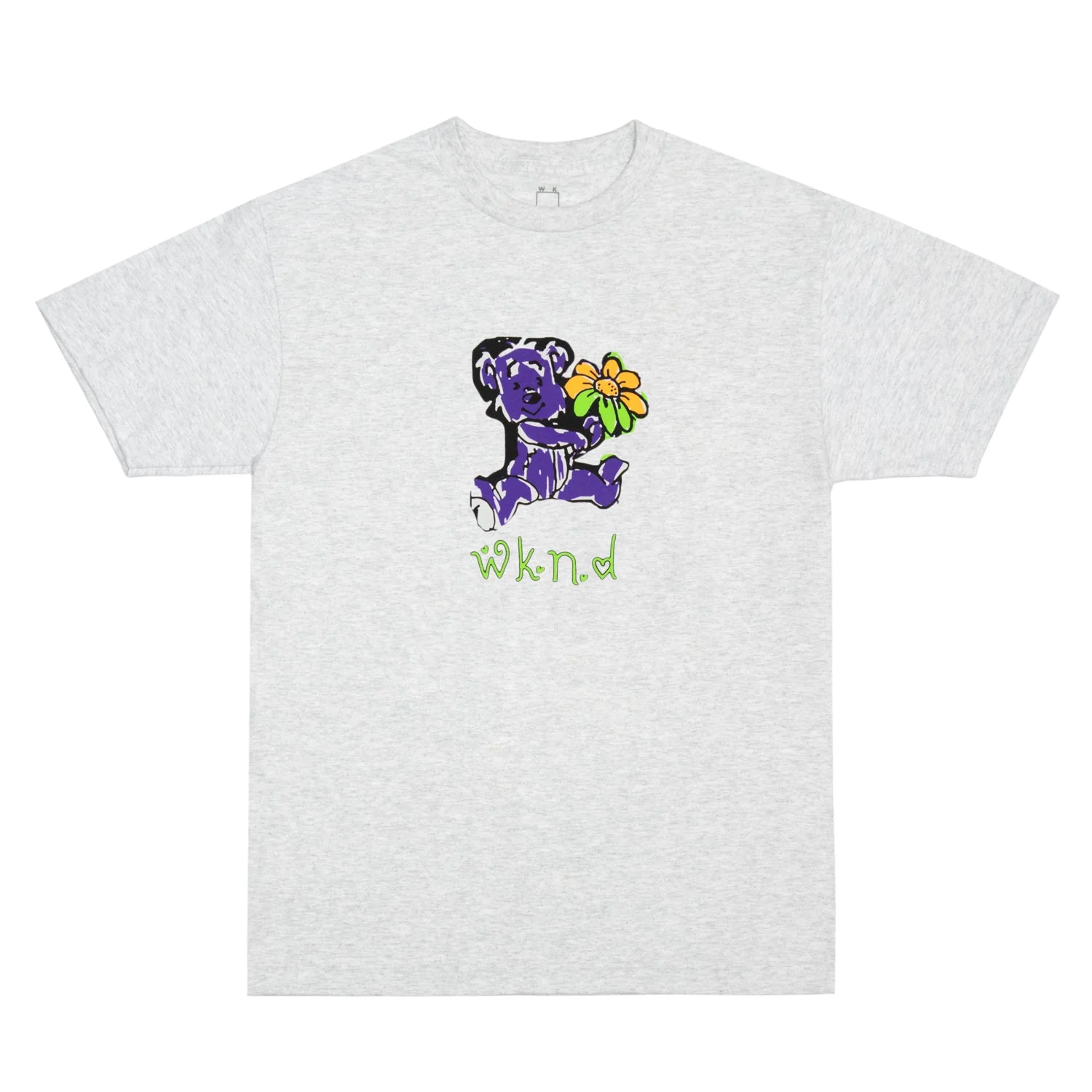 WKND BEAR TEE HEATHER GREY