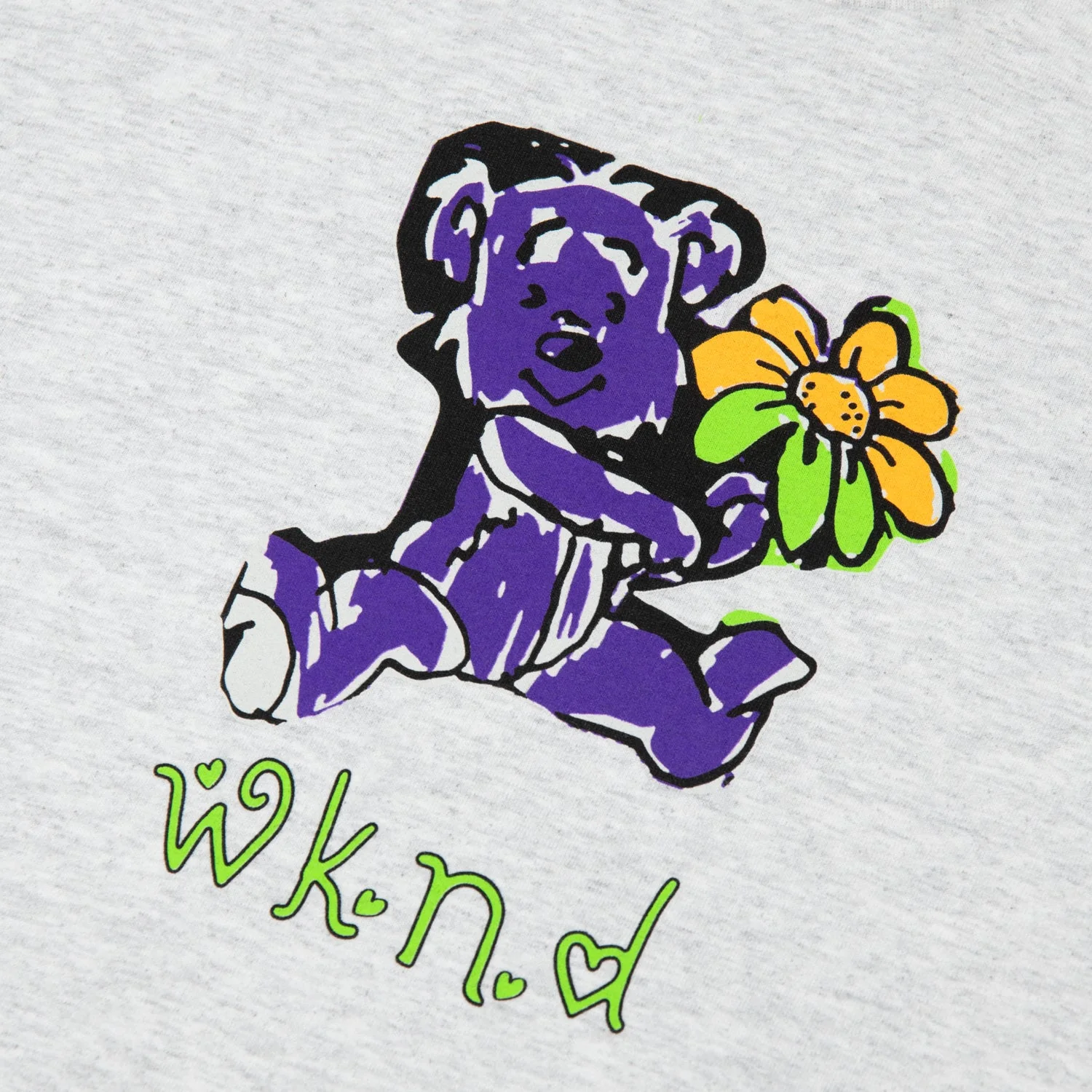 WKND BEAR TEE HEATHER GREY - Image 2