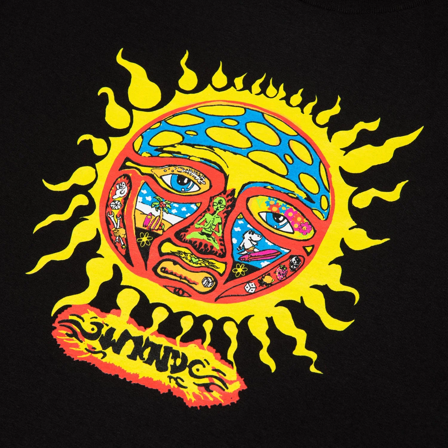 WKND BAD FISH 2 TEE BLACK - Image 2