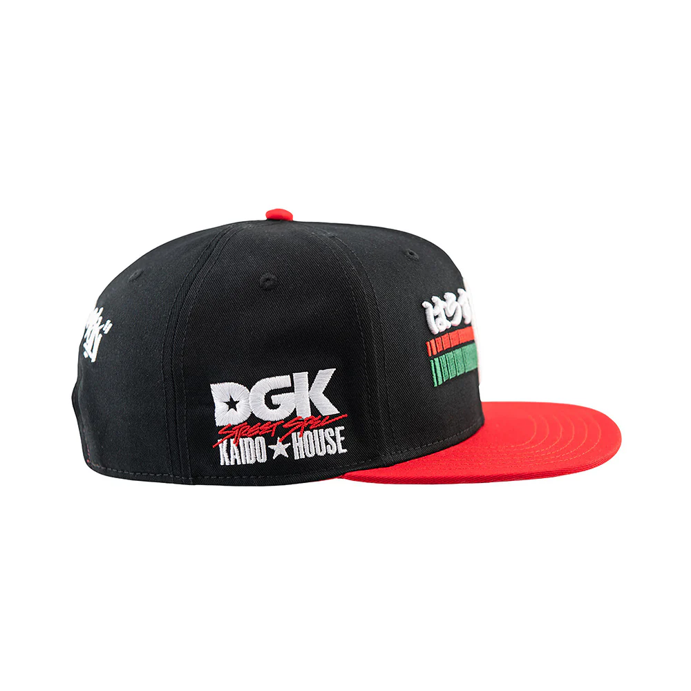DGK X KAIDO HOUSE RACEWAY HAT BLACK - Image 3