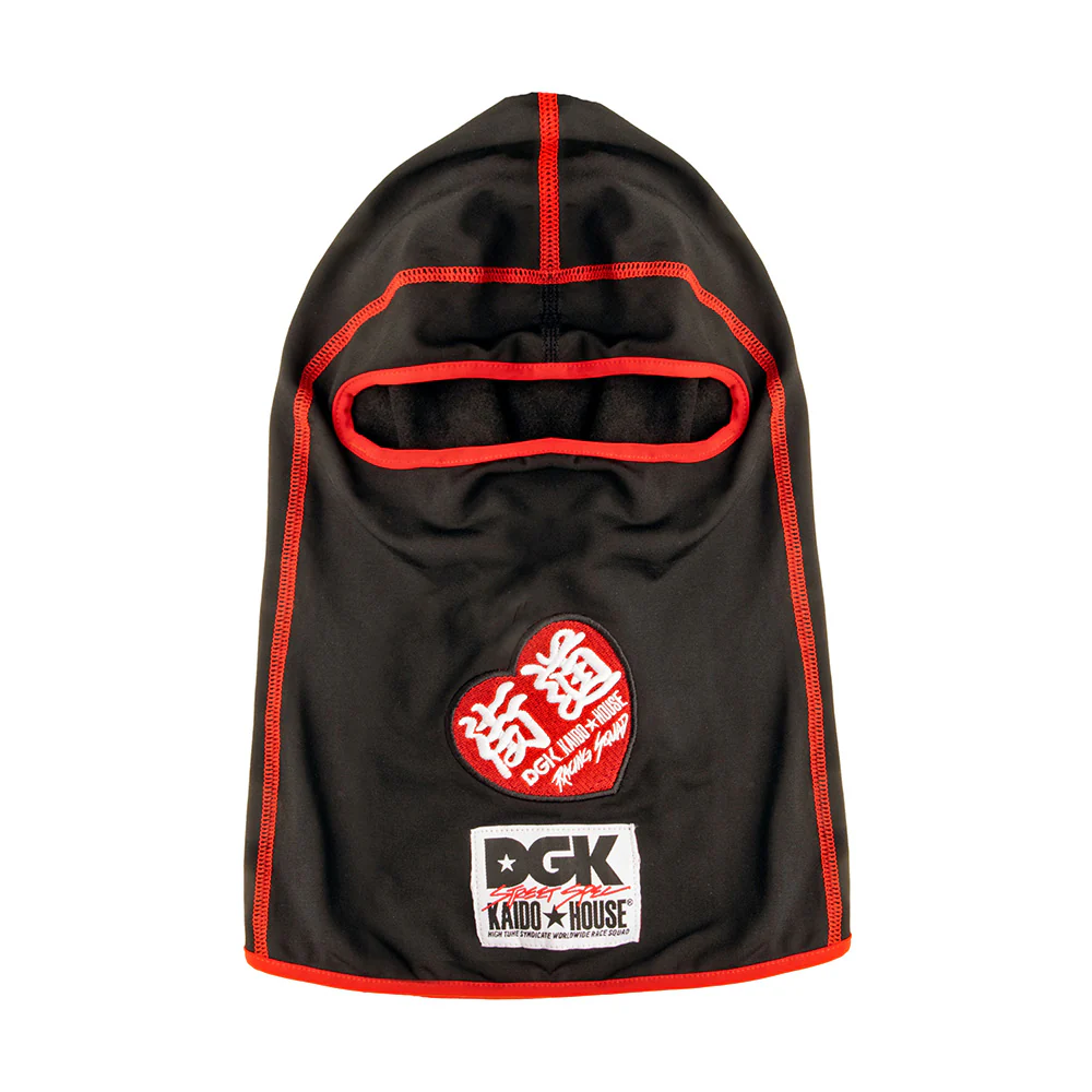 DGK X KAIDO HOUSE TORQUE BALACLAVA BLACK