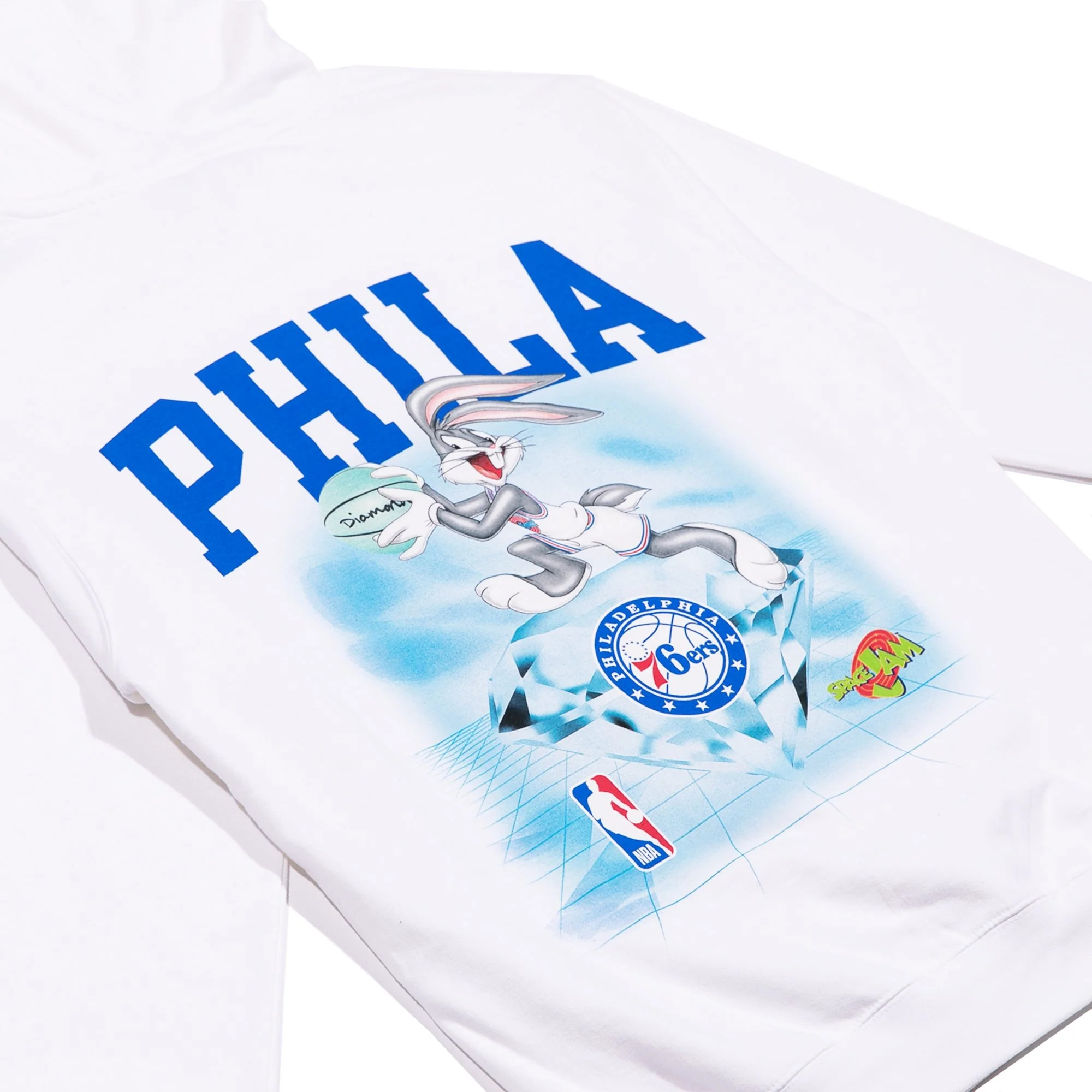 DIAMOND x SPACE JAM x 76ERS HOODIE - Image 3