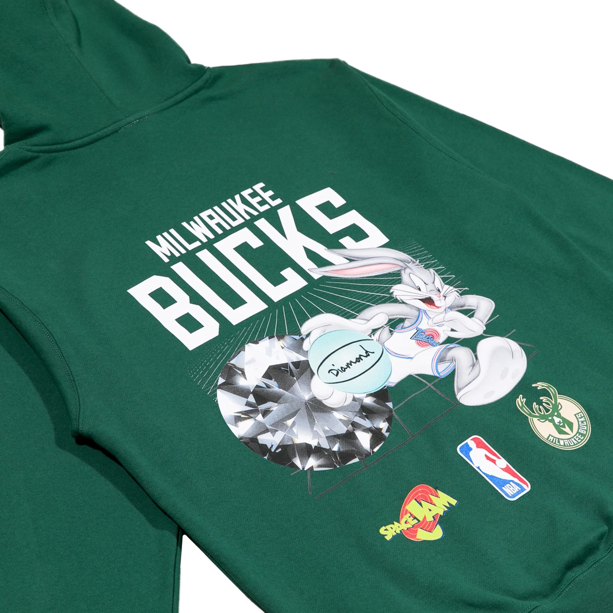 DIAMOND x SPACE JAM x BUCKS HOODIE - Image 3
