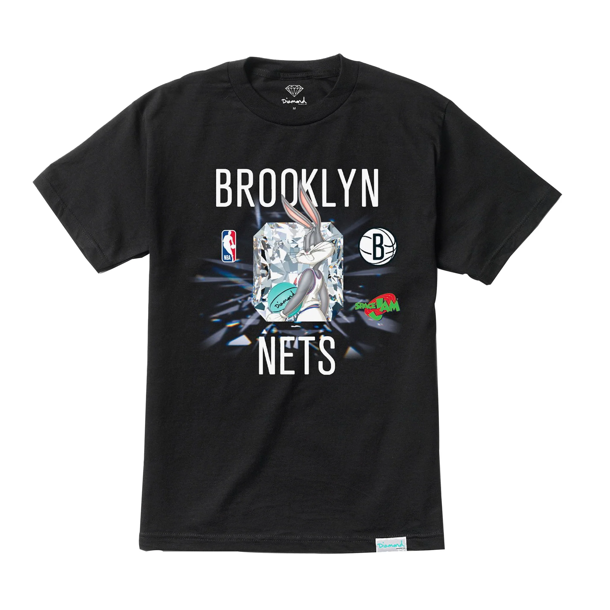 DIAMOND x SPACE JAM x NBA NETS T-SHIRT