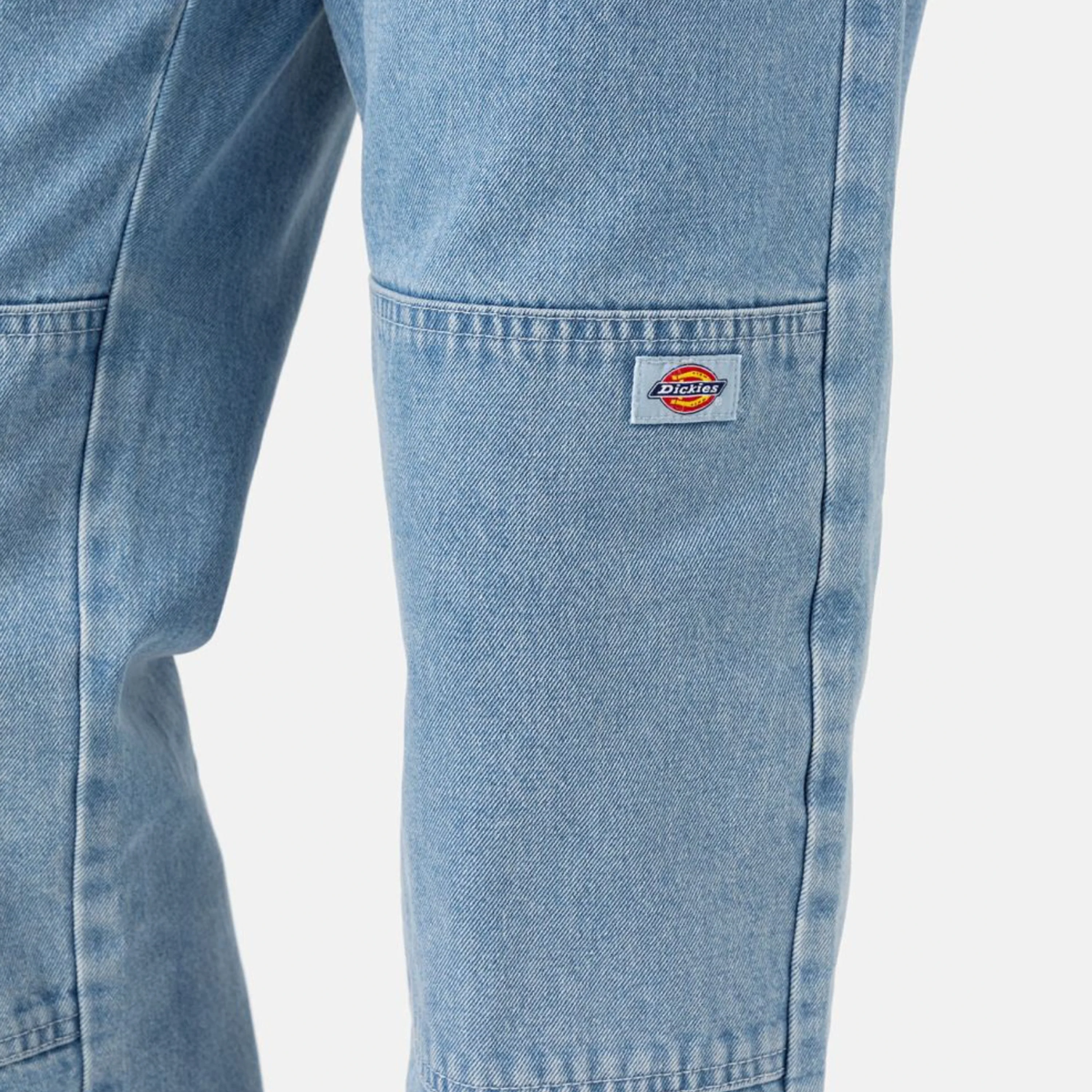 DICKIES DOUBLE KNEE DENIM PANT LIGHT DENIM - Image 2