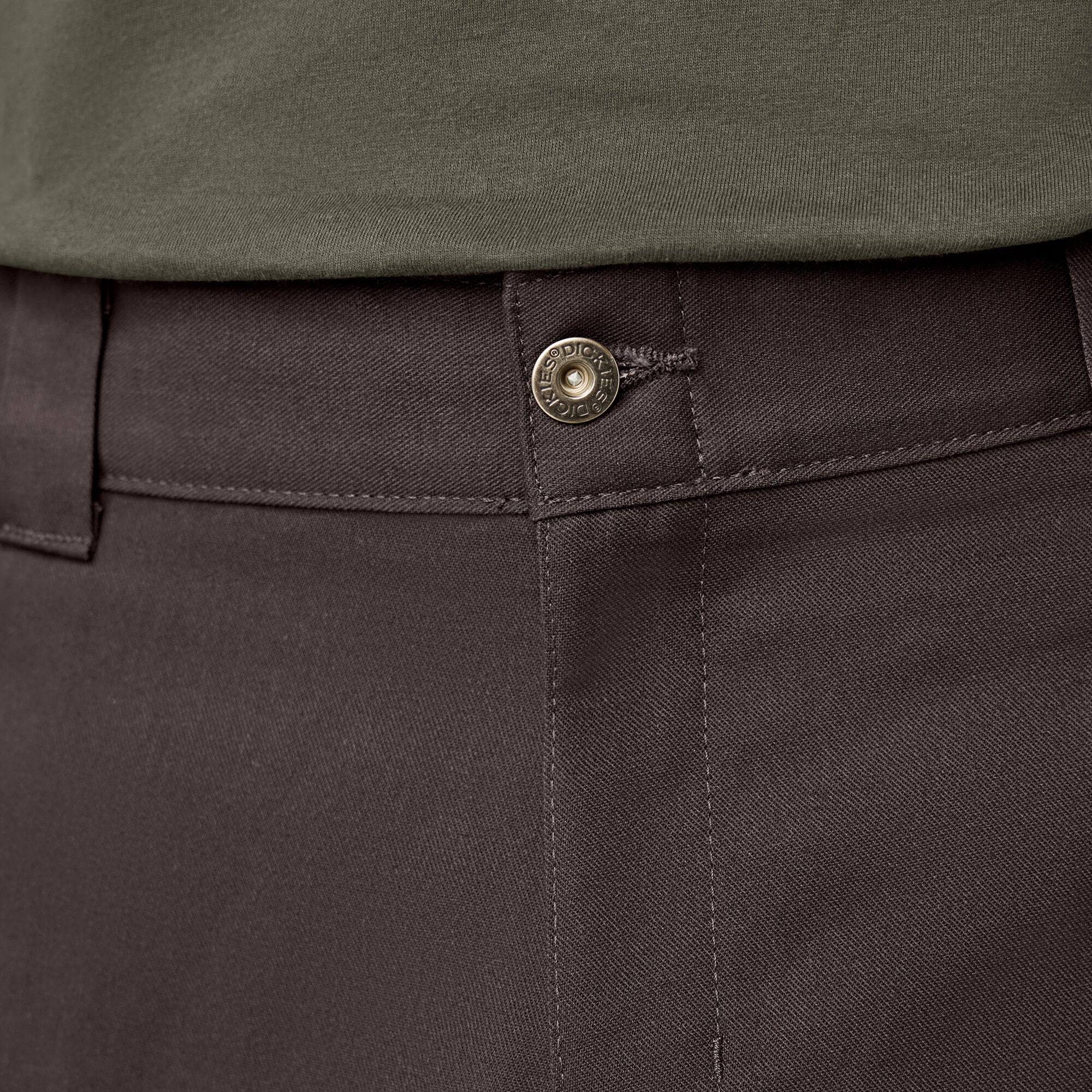 DICKIES JAMIE FOY LOOSE FIT STRAIGHT LEG PANT DARK BROWN - Image 4