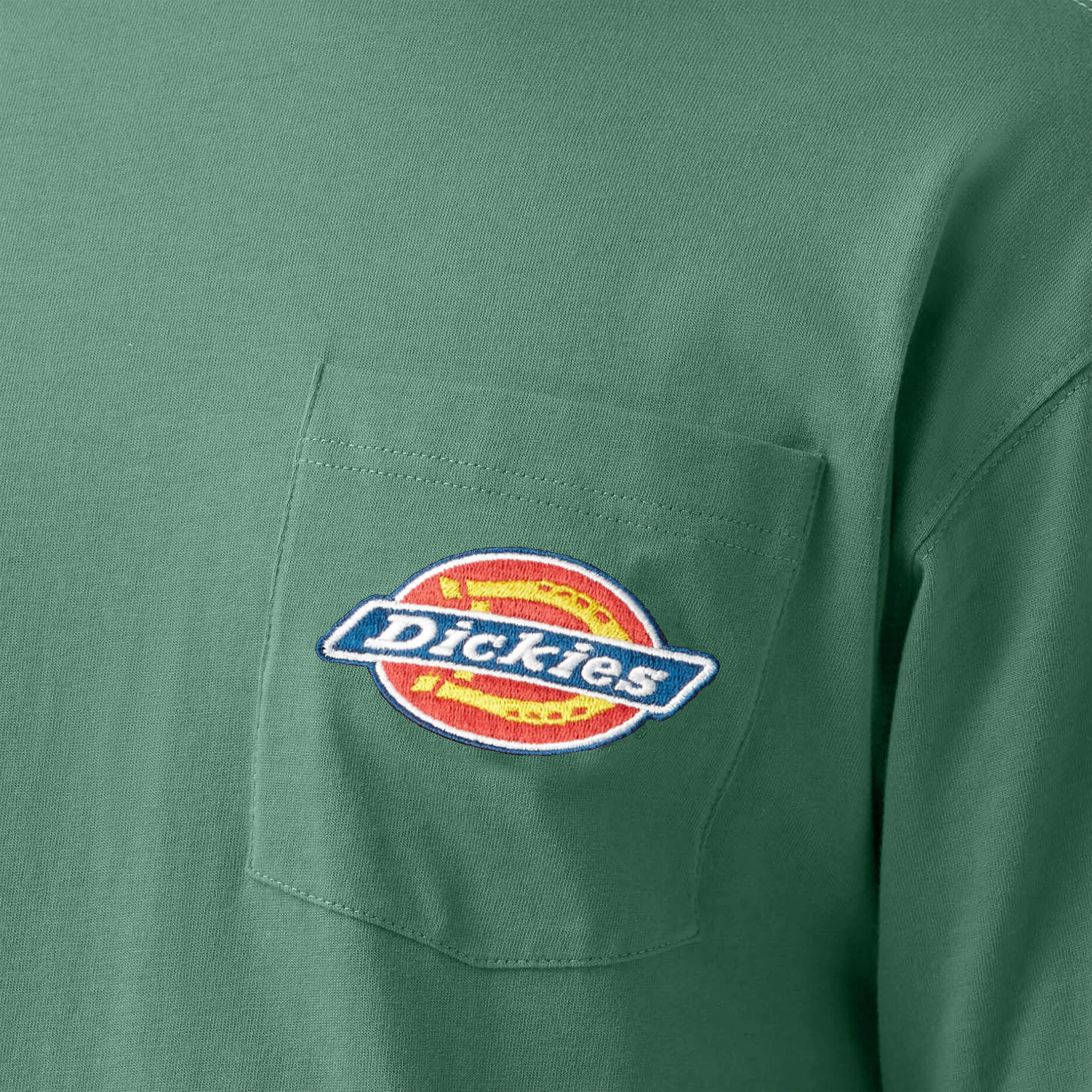 DICKIES KNIT POCKET TEE DARK IVEY - Image 2