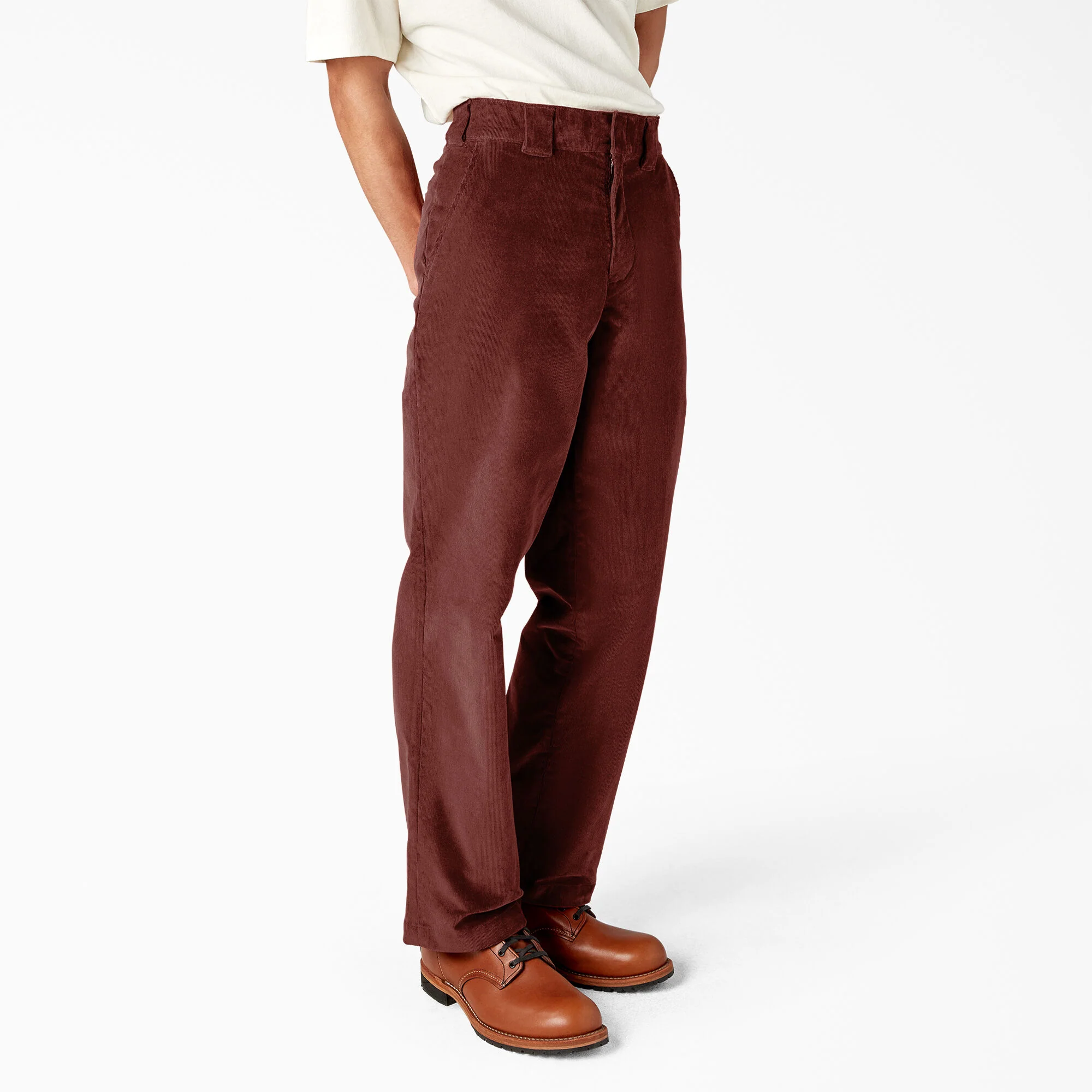 DICKIES REGULAR FIT CORDUROY PANT FIRED BRICK - Image 5