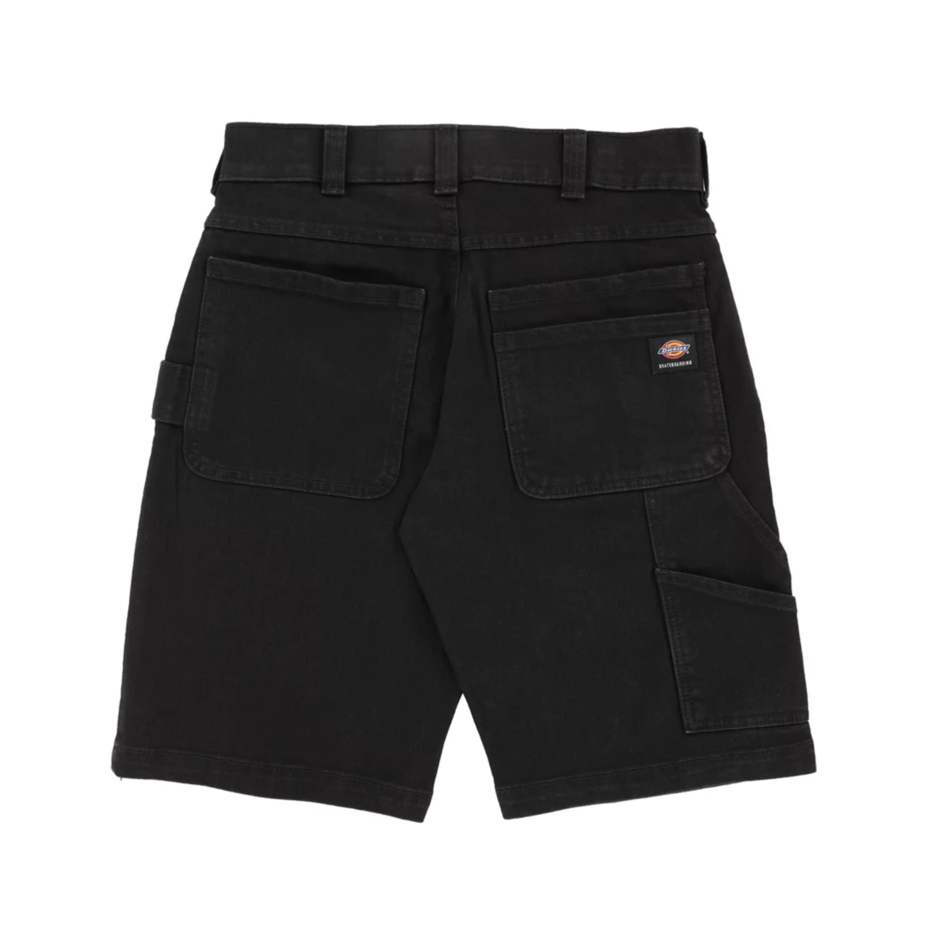 DICKIES SKATEBOARD DENIM CARPENTER SHORT BLACK - Image 2