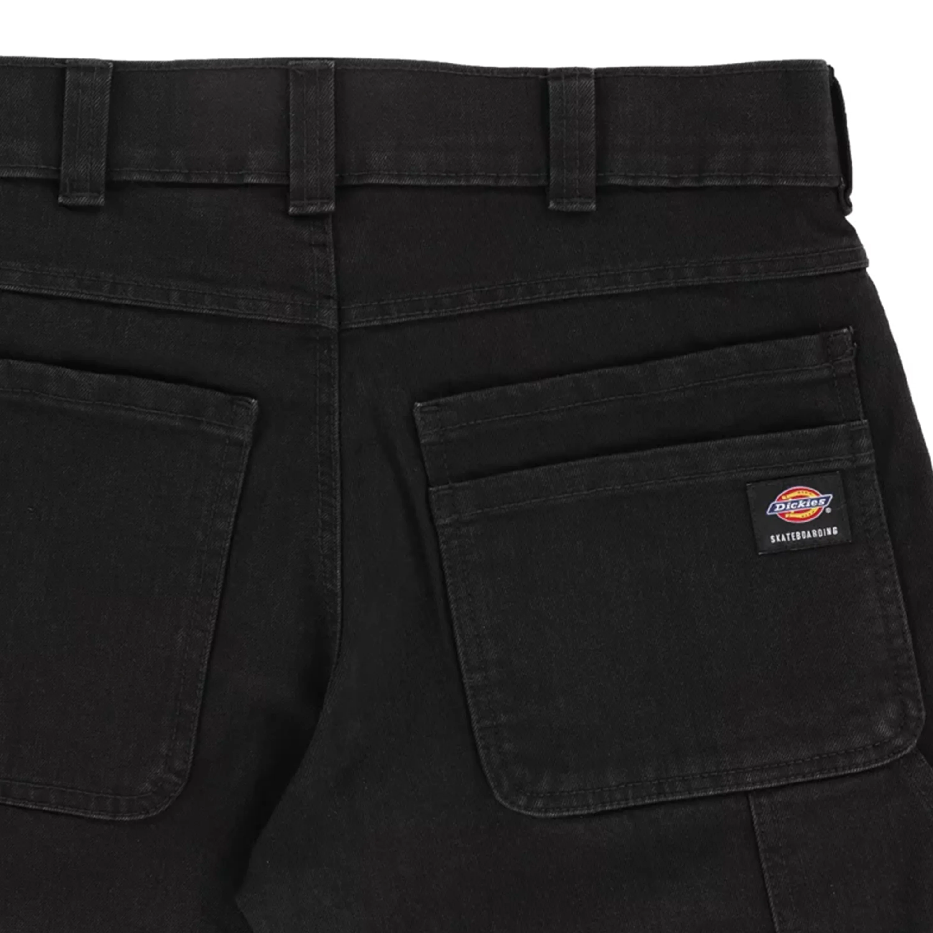 DICKIES SKATEBOARD DENIM CARPENTER SHORT BLACK - Image 3