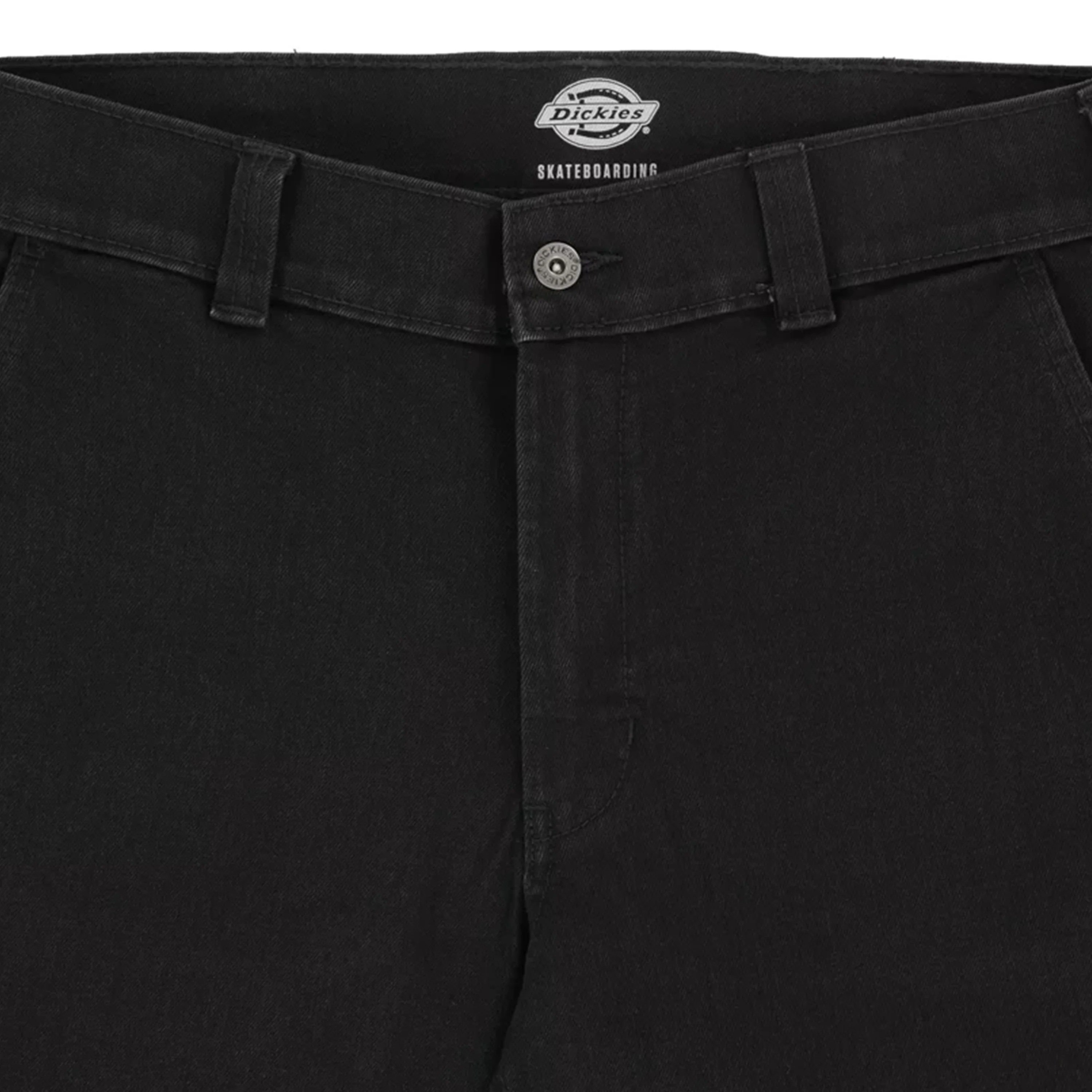 DICKIES SKATEBOARD DENIM CARPENTER SHORT BLACK - Image 4