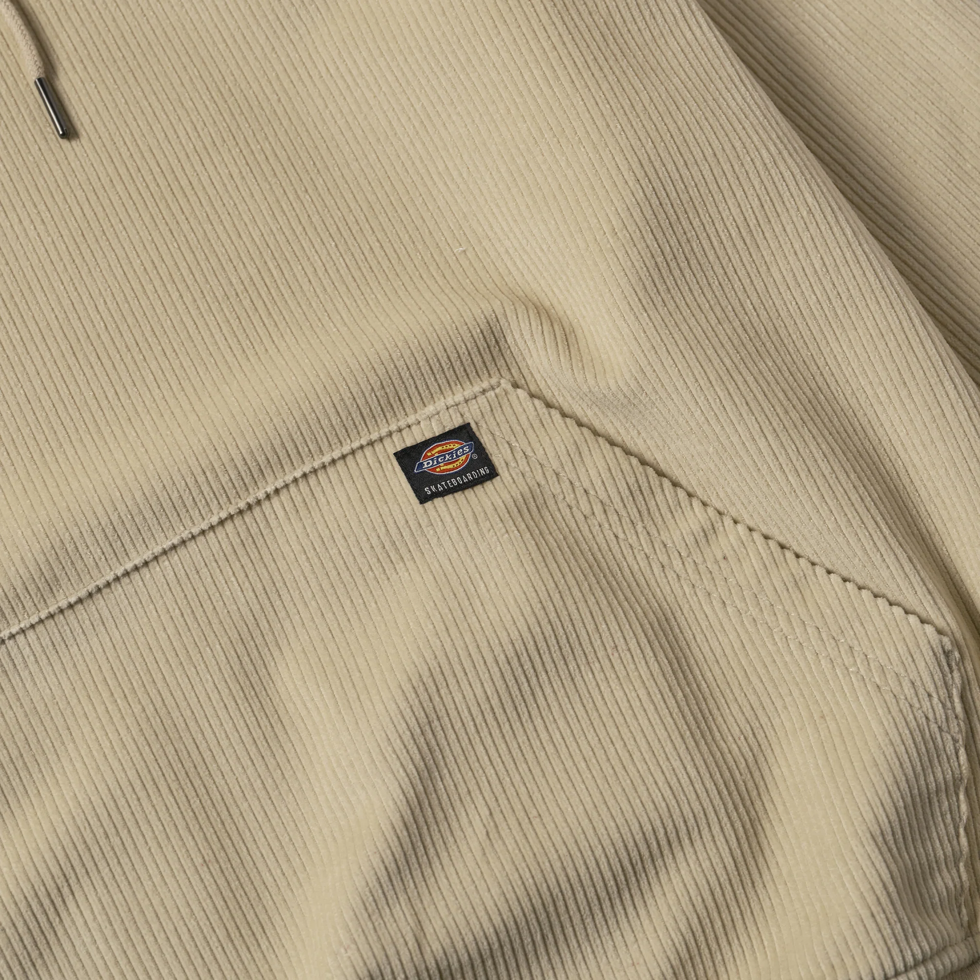 DICKIES TOM KNOX CORDUROY HOODIE IVORY - Image 4