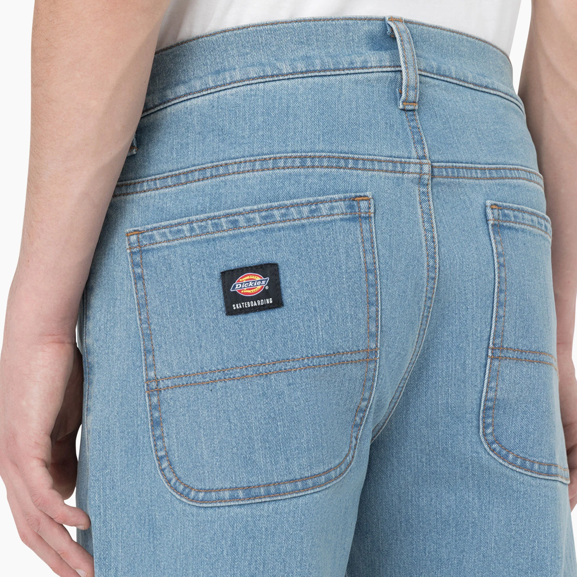 DICKIES WINGVILLE LOOSE DENIM PANT LIGHT DENIM - Image 5