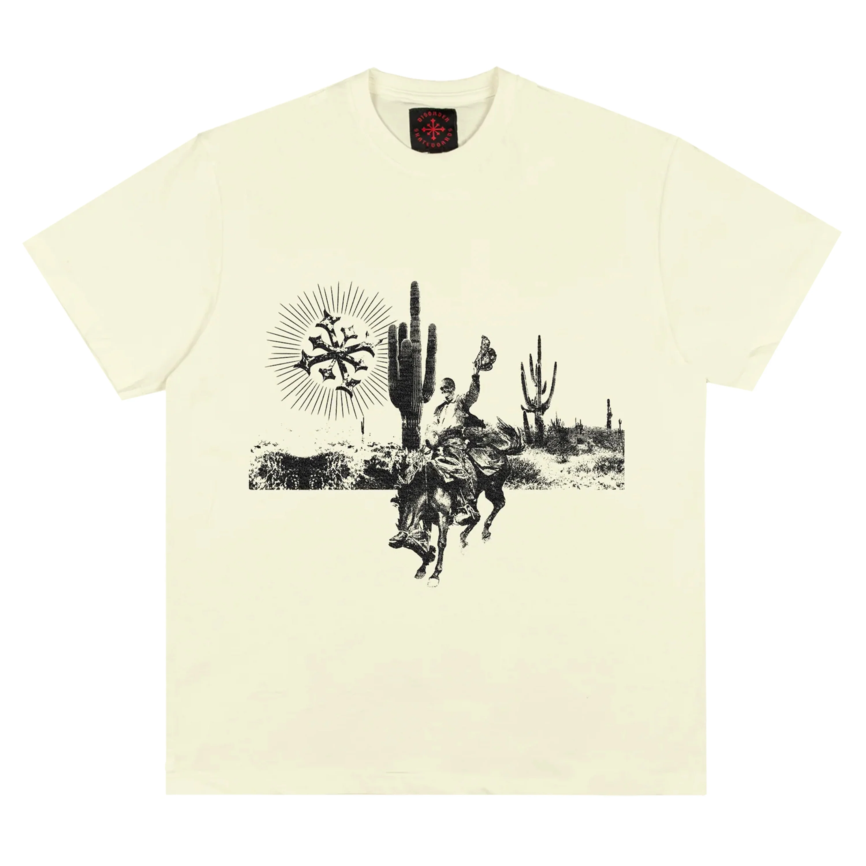 DISORDER DEATH RIDE TEE VINTAGE WHITE
