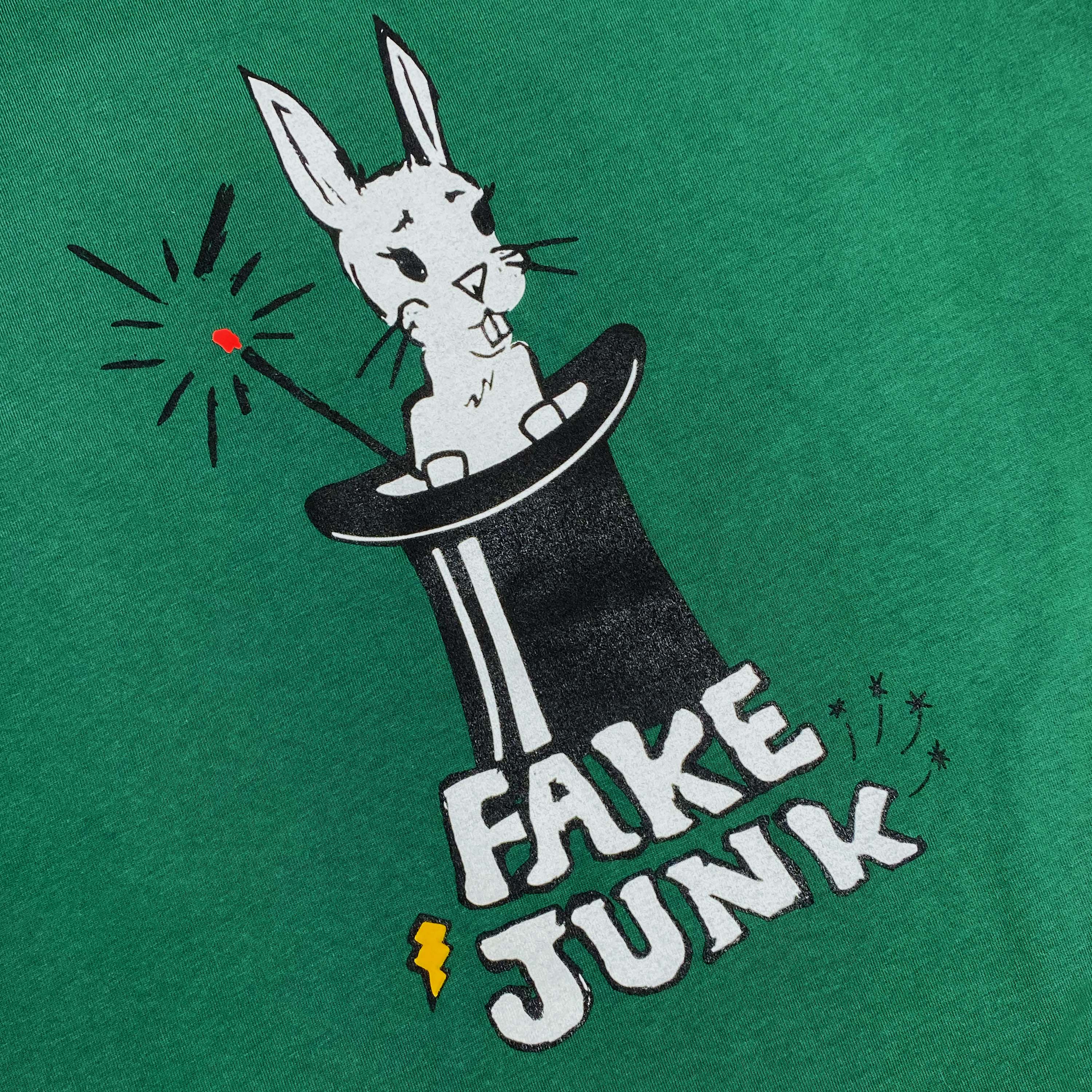 FAKE JUNK B.U.N.N.Y T-SHIRT EMRALD GREEN - Image 3