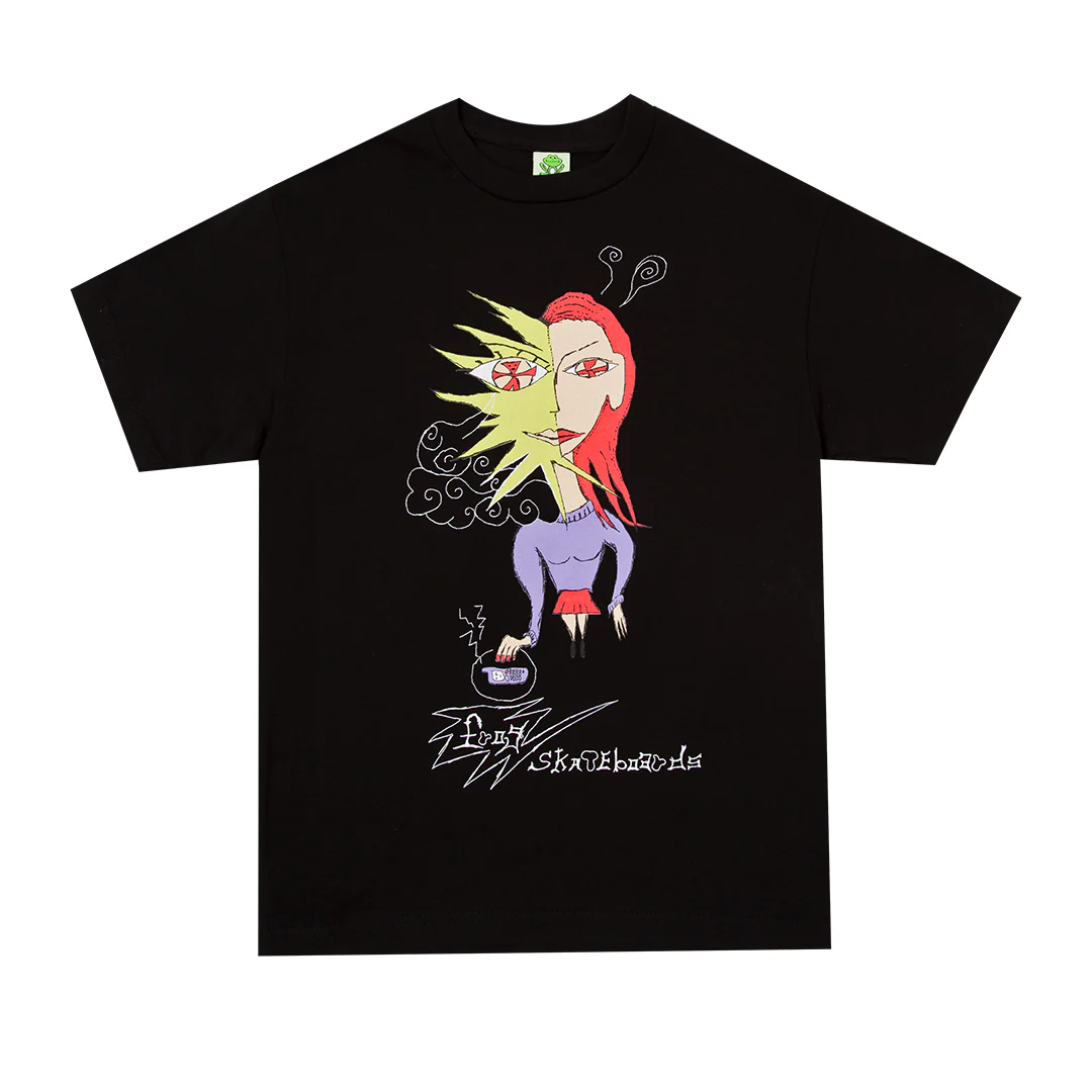 FROG DISTRACTED TEE BLACK