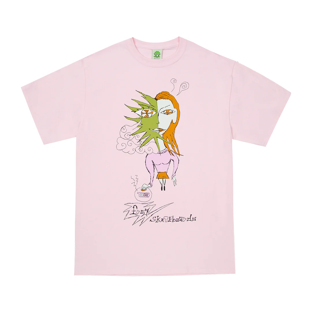 FROG DISTRACTED TEE PINK