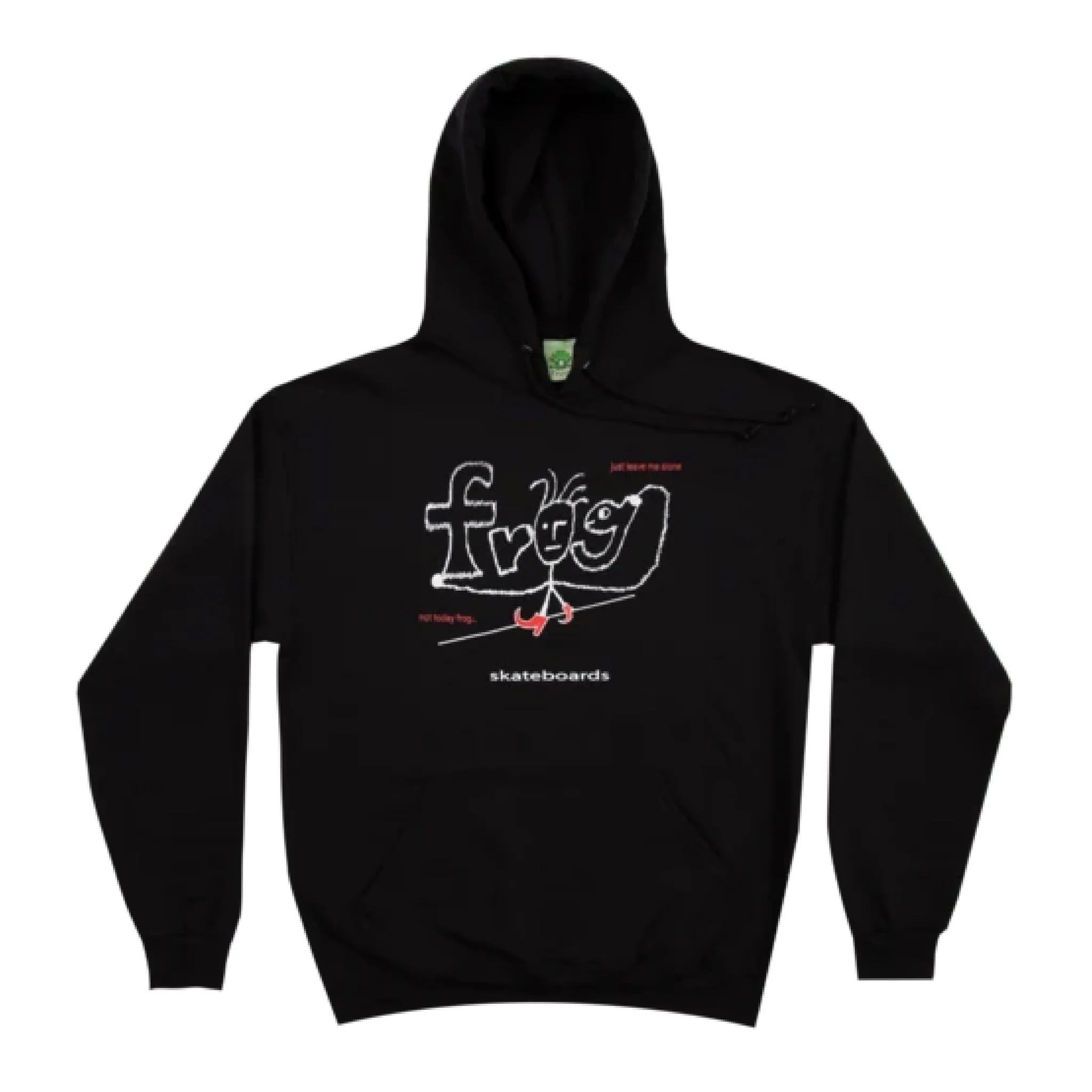 FROG EVIL ANXIETY HOODIE BLACK