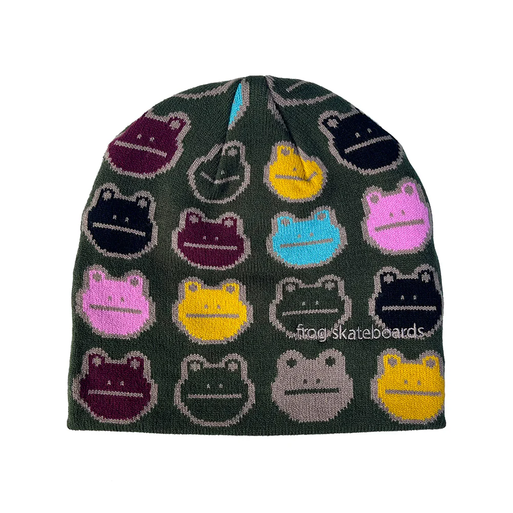 FROG NATION BEANIE GREEN