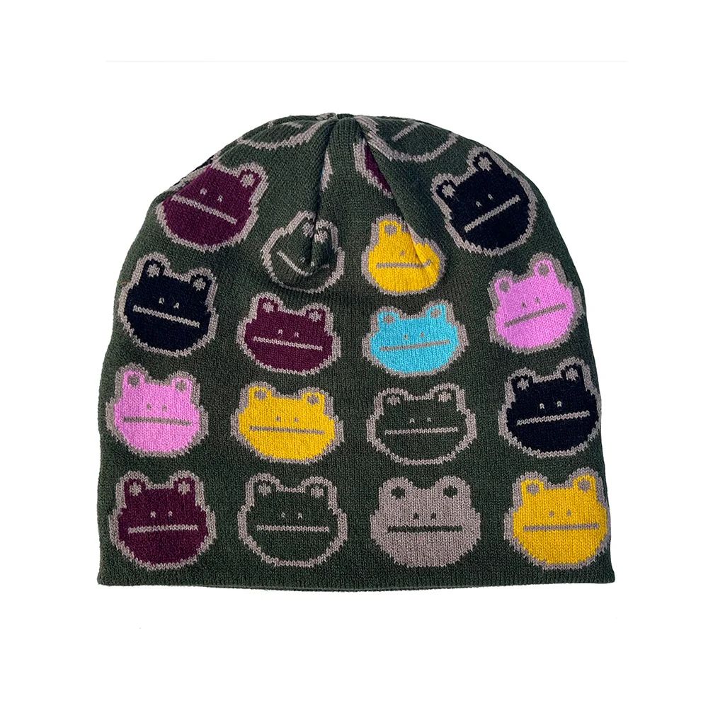 FROG NATION BEANIE GREEN - Image 2
