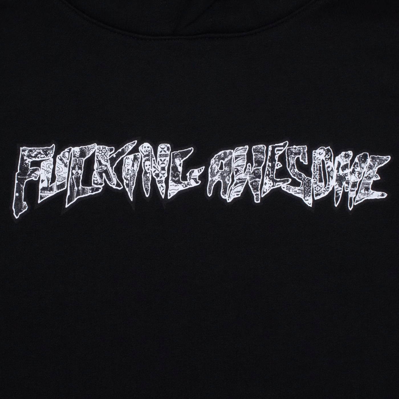 FUCKING AWESOME ACUPUNCTURE STAMP HOODIE BLACK - Image 2