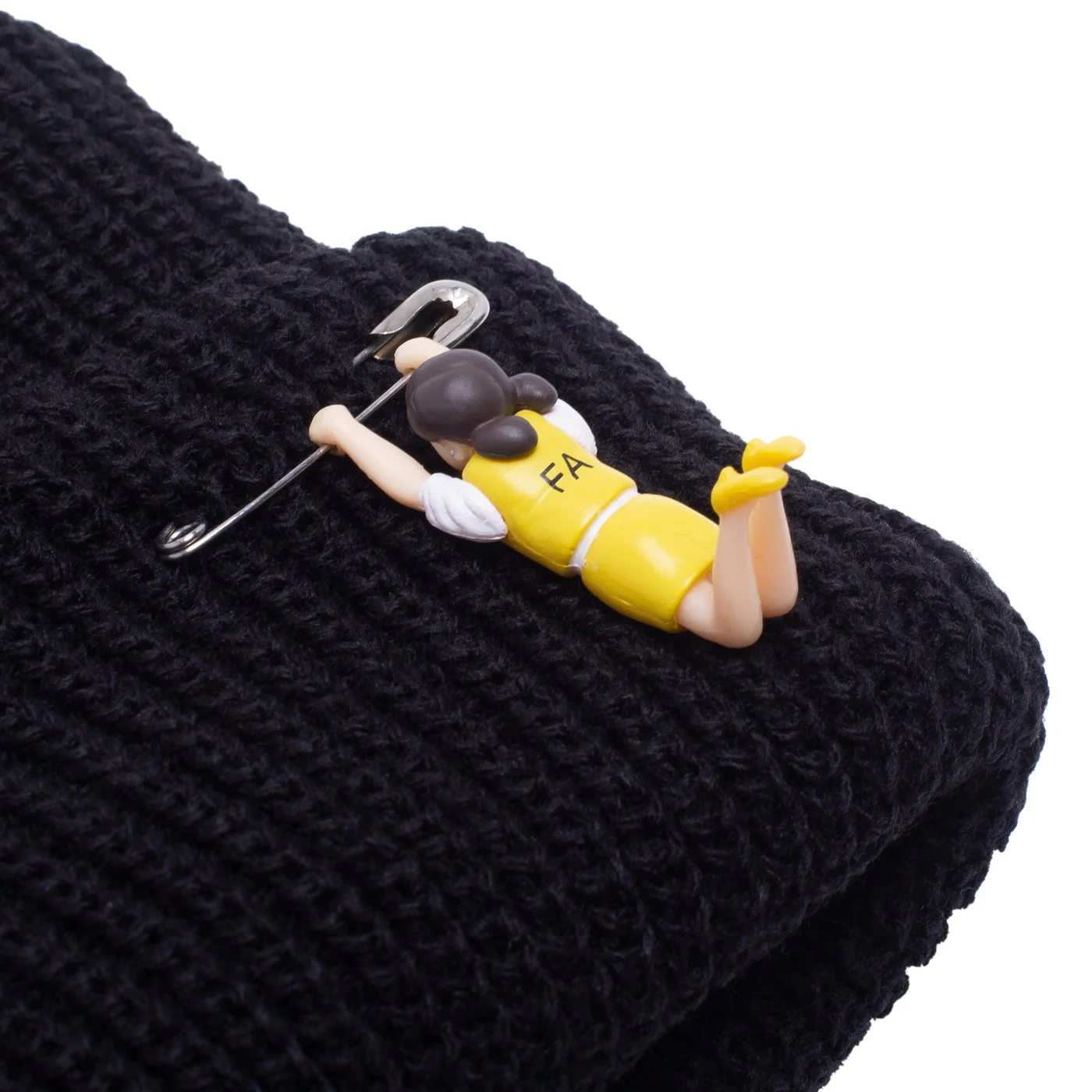 FUCKING AWESOME FUCHIKO HANGING GIRL CUFF BEANIE BLACK - Image 3