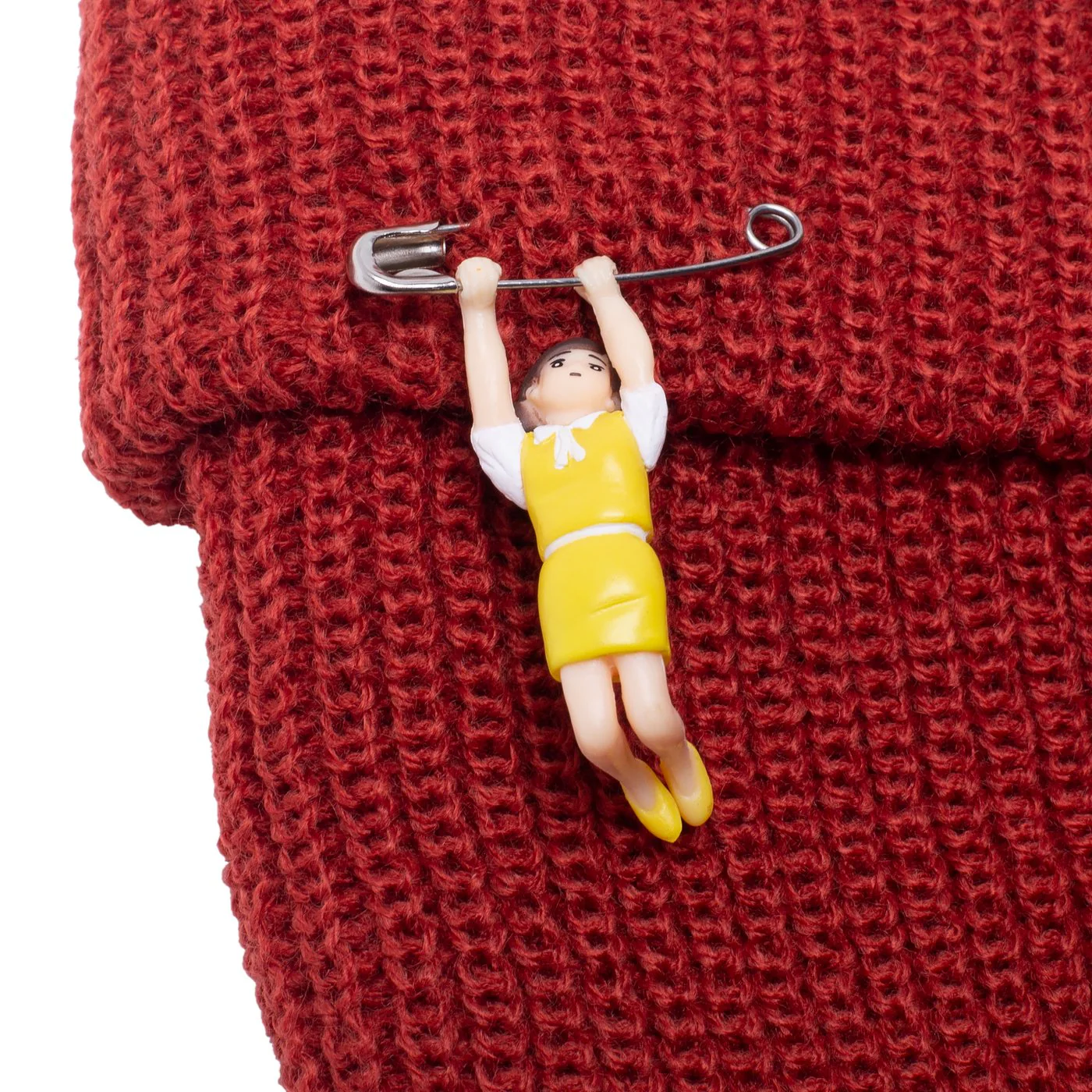 FUCKING AWESOME FUCHIKO HANGING GIRL CUFF BEANIE RUST - Image 2