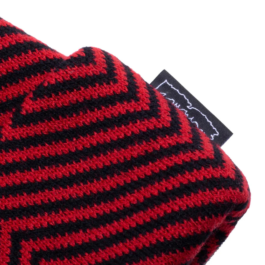 FUCKING AWESOME HURT YOUR EYES BEANIE RED - Image 2