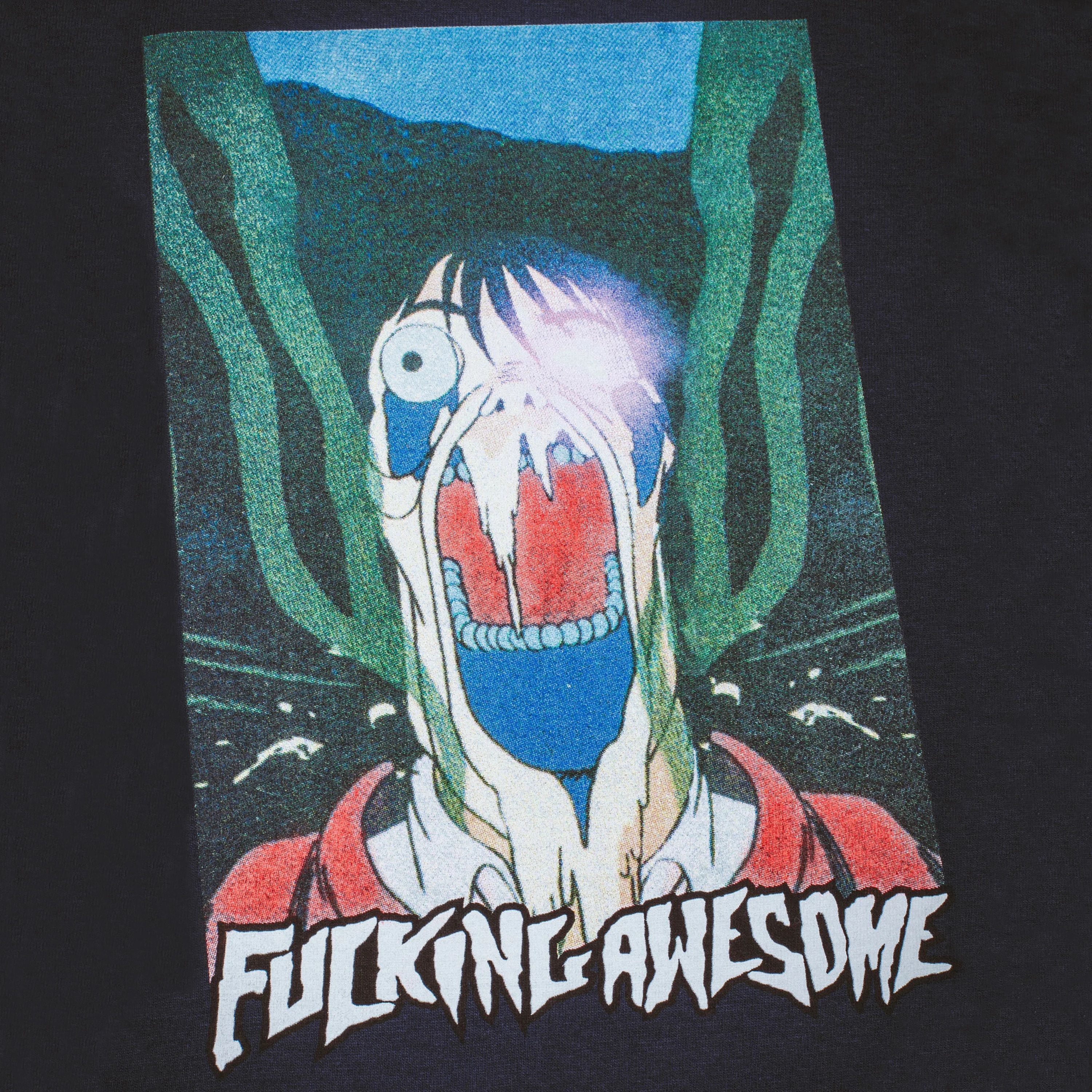 FUCKING AWESOME SHINJUKU TEE NAVY - Image 2