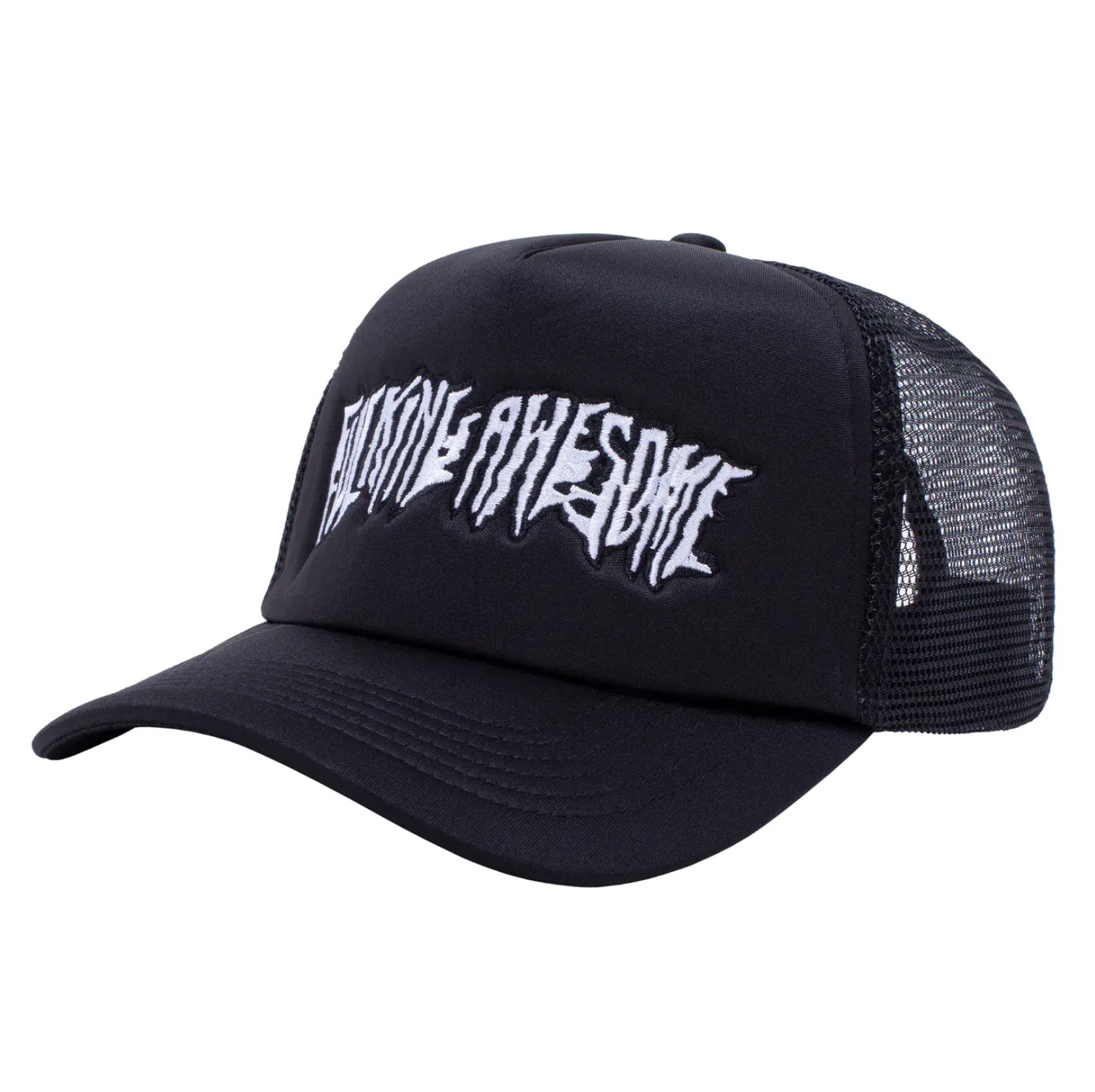FUCKING AWESOME STRETCHED STAMP MESH SNAPBACK BLACK