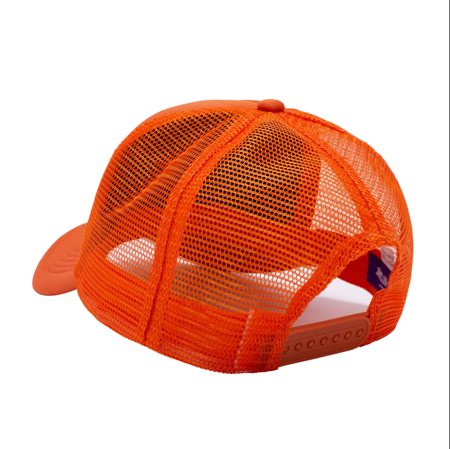 FUCKING AWESOME STRETCHED STAMP MESH SNAPBACK ORANGE - Image 2