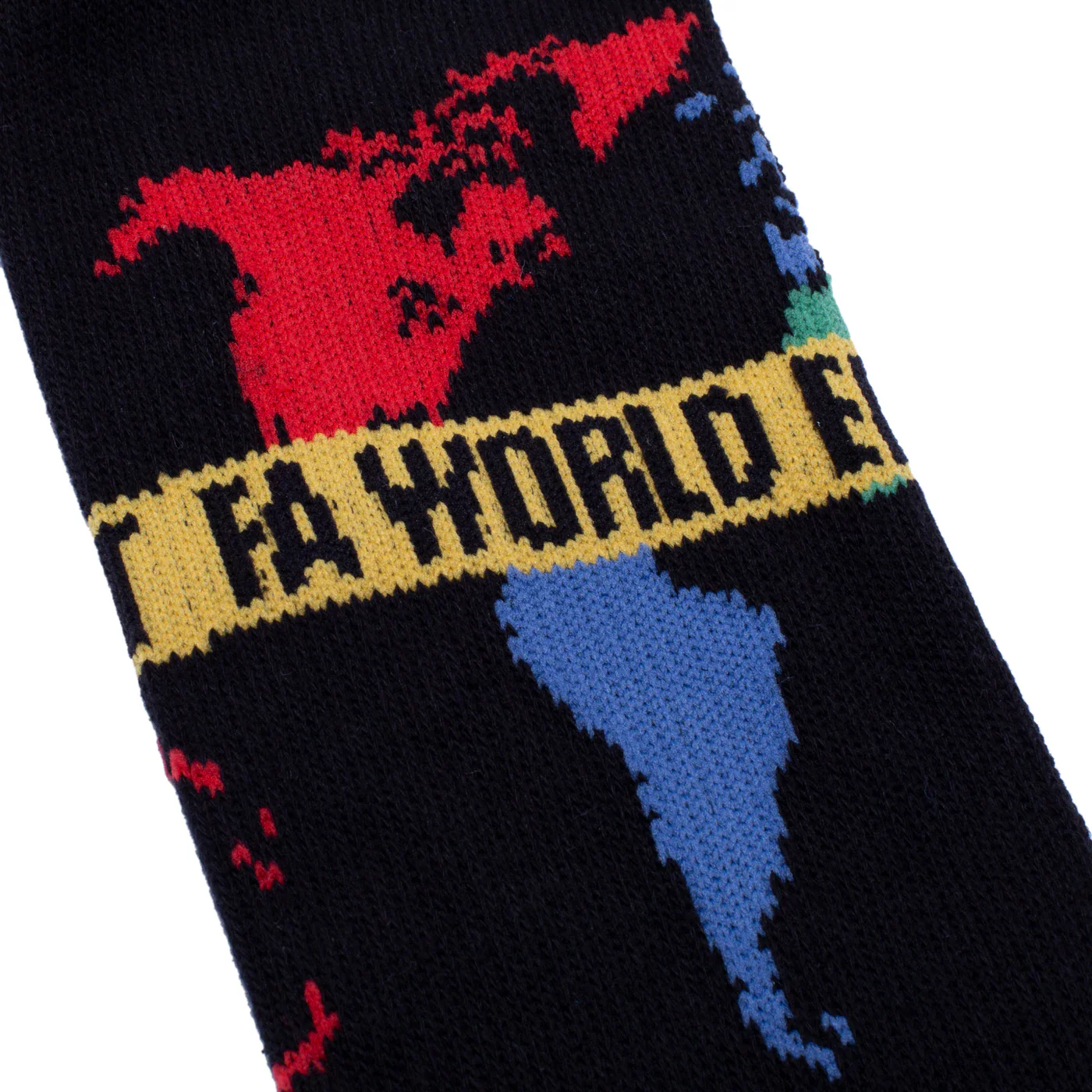 FUCKING AWESOME WORLD SOCK BLACK - Image 2
