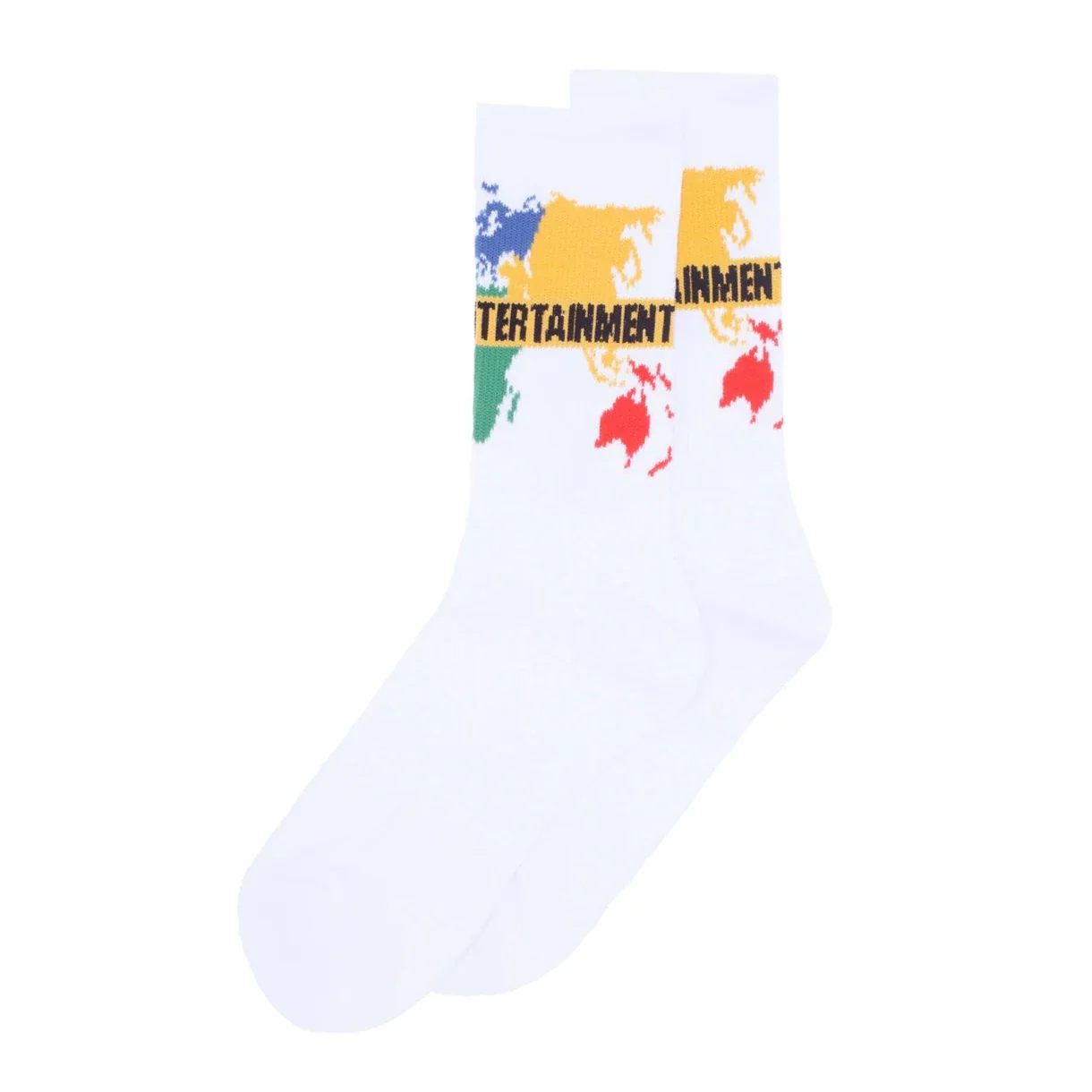 FUCKING AWESOME WORLD SOCK WHITE