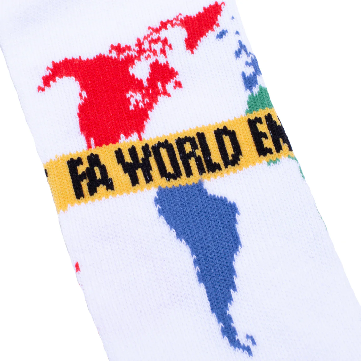 FUCKING AWESOME WORLD SOCK WHITE - Image 2