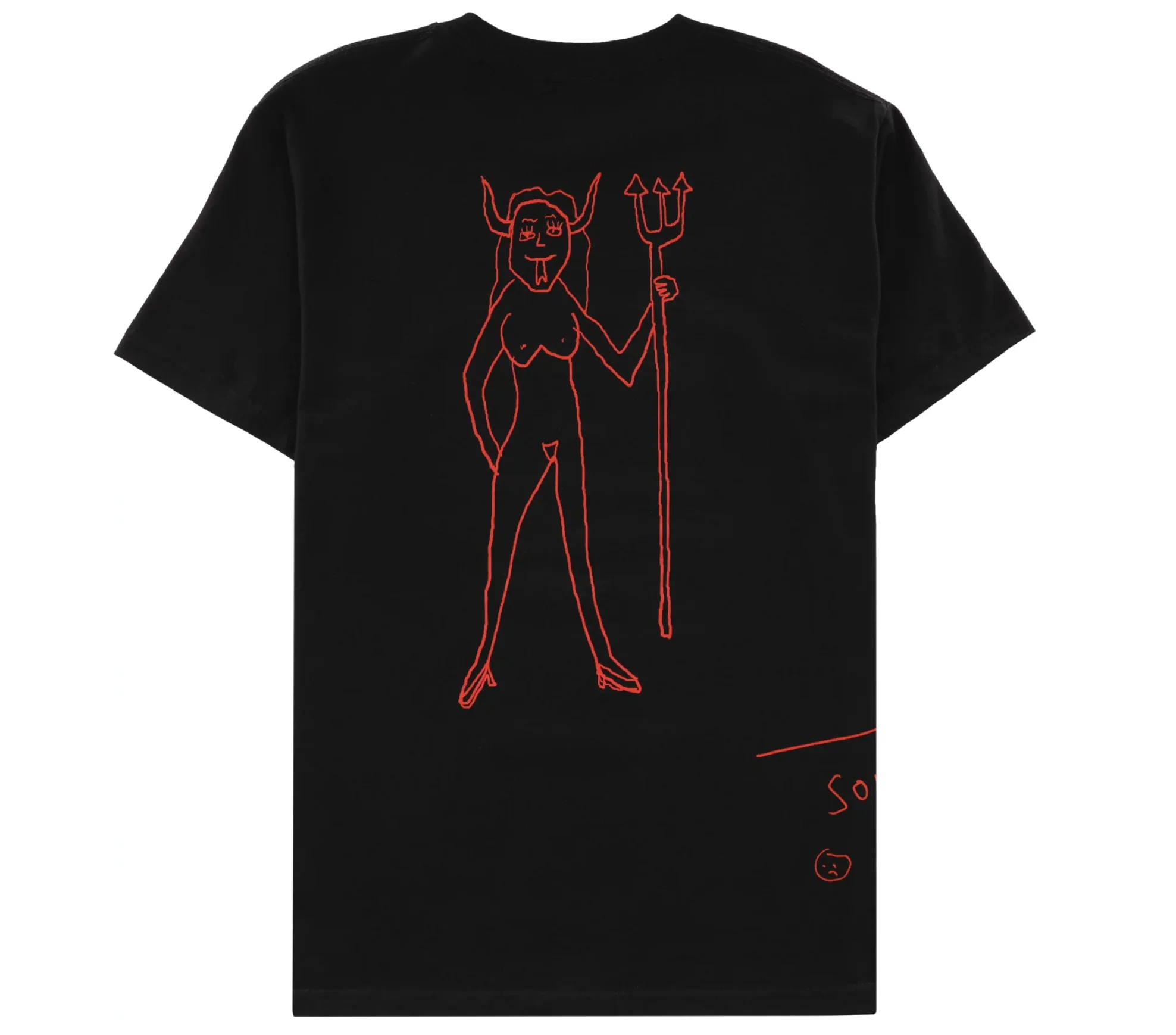 GIRL GEERING ONE OFF TEE BLACK - Image 2